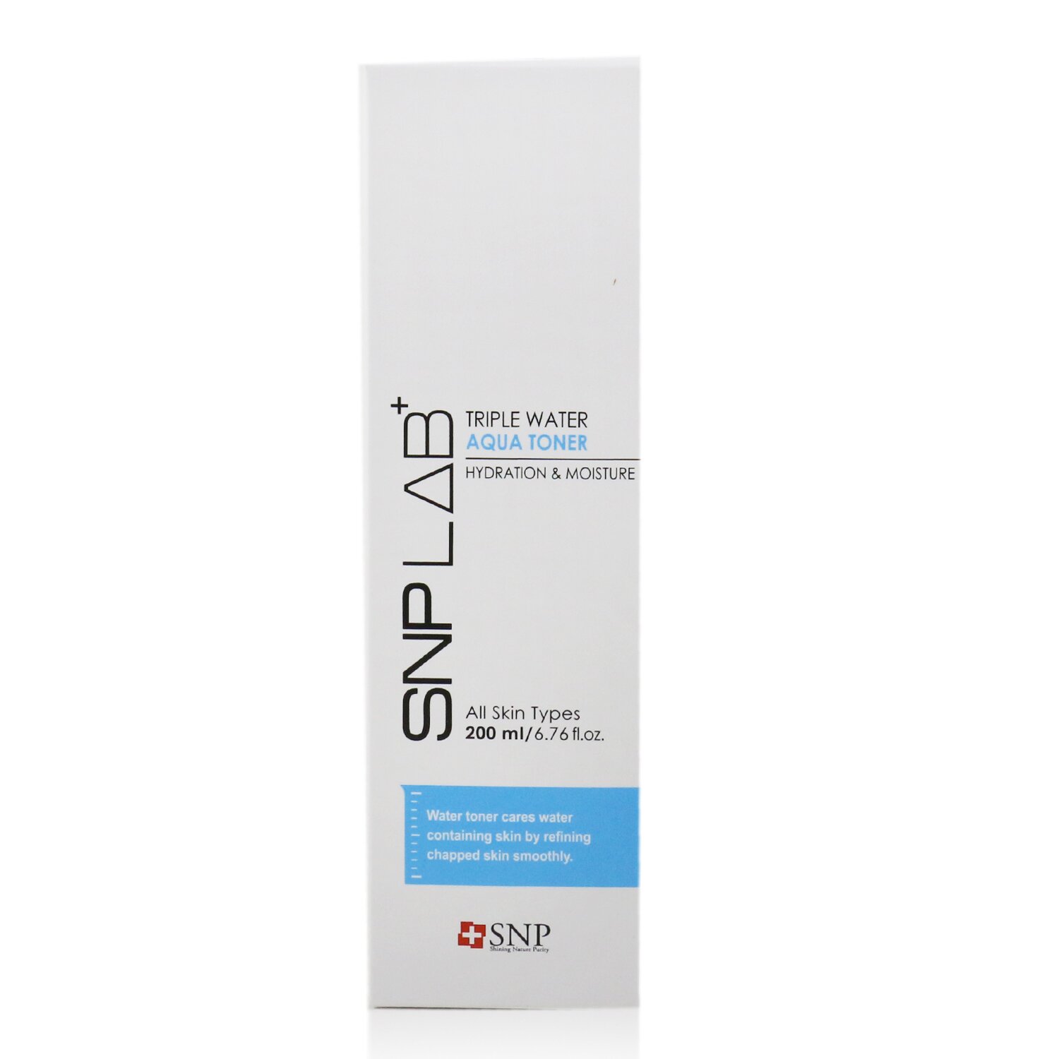 SNP Lab+ Triple Water Aqua Toner - Hydration & Moisture (For All Skin Types) 200ml/6.76oz