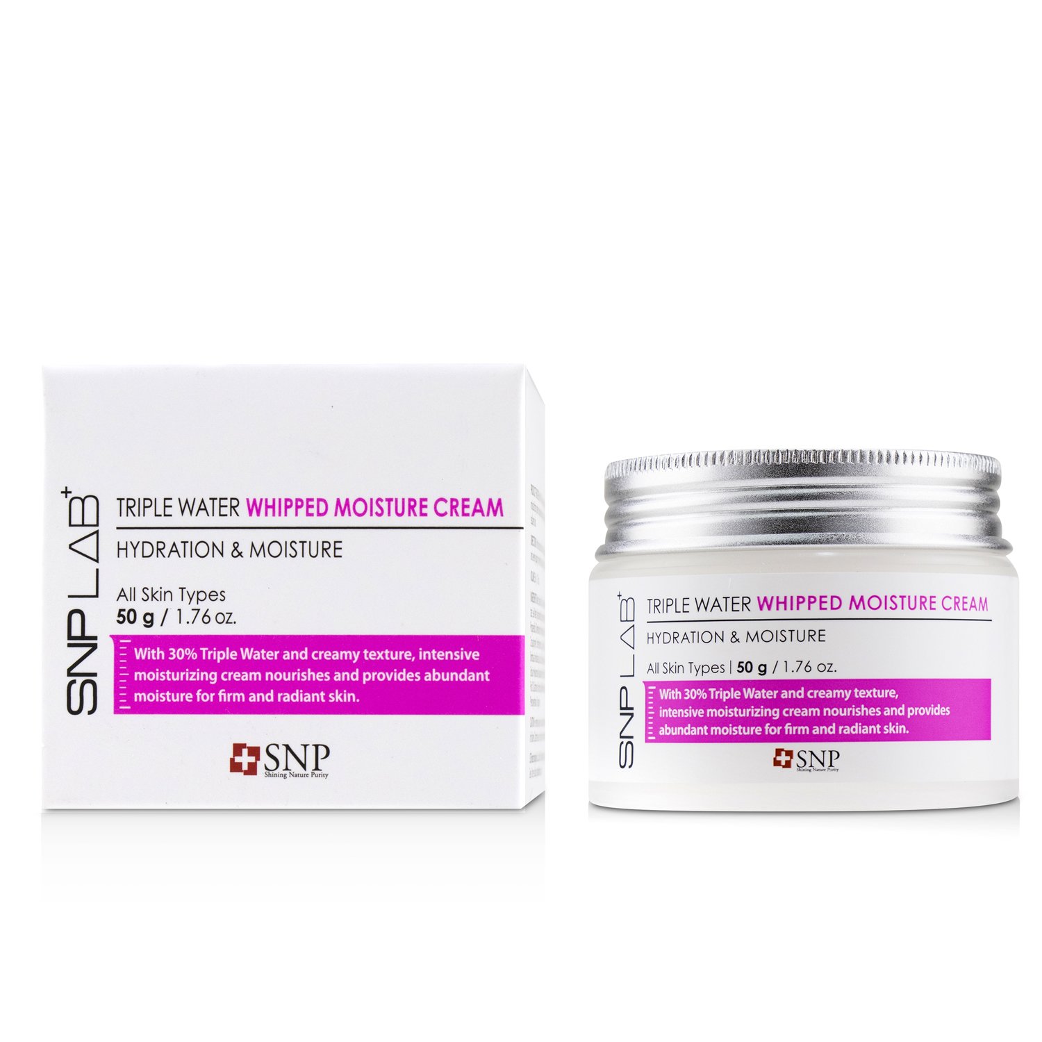 SNP Lab+ Triple Water Whipped Moisture -voide – kosteuttava ja kosteuttava (kaikille ihotyypeille) 50g/1.76oz