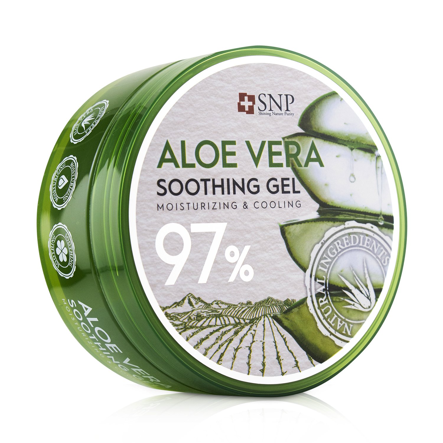 SNP 97% Aloe Vera Soothing Gel (Moisturizing & Cooling) 300g/10.58oz