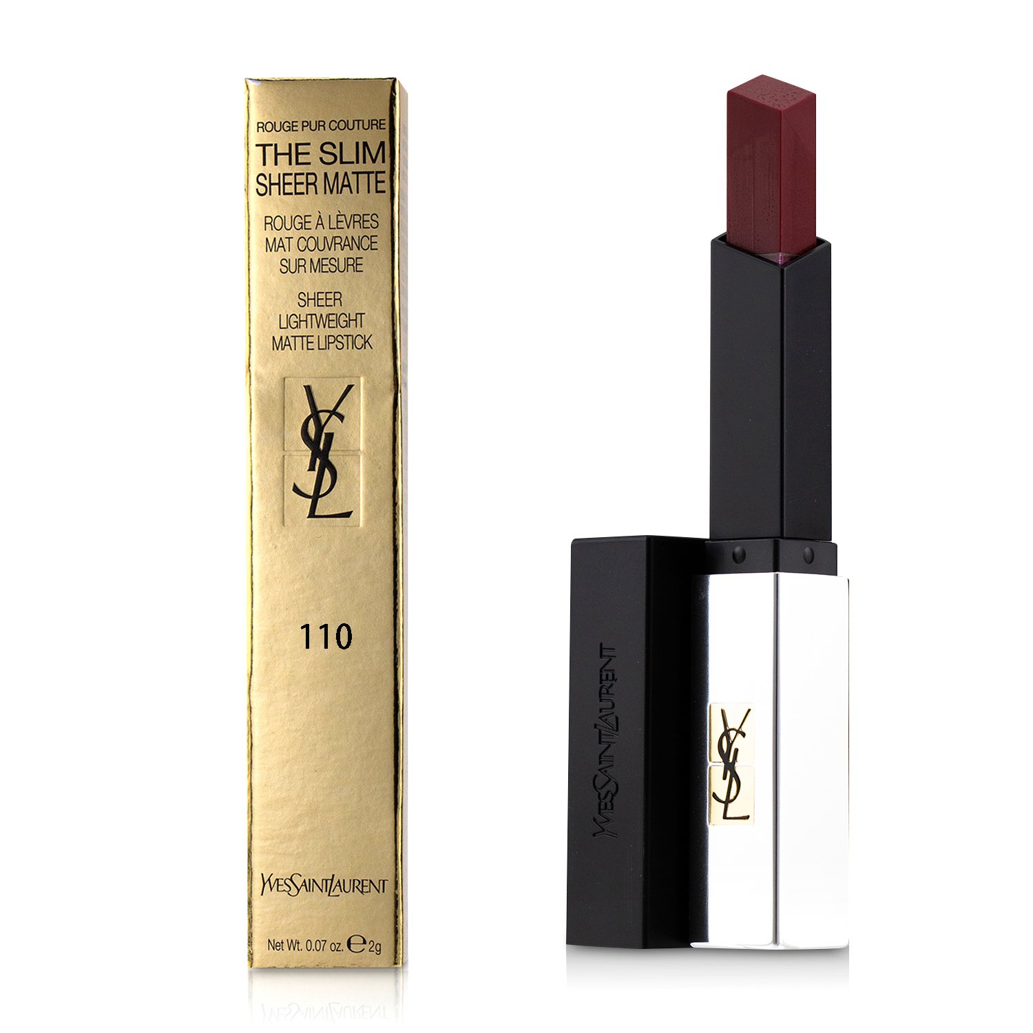 Yves Saint Laurent Rouge Pur Couture The Slim Sheer Matte Lipstick 2g/0.07oz