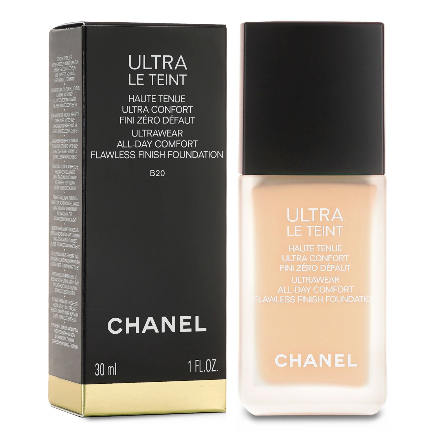 Chanel Ultra Le Teint Ultrawear All Day Comfort Flawless Finish Foundation 30ml/1oz