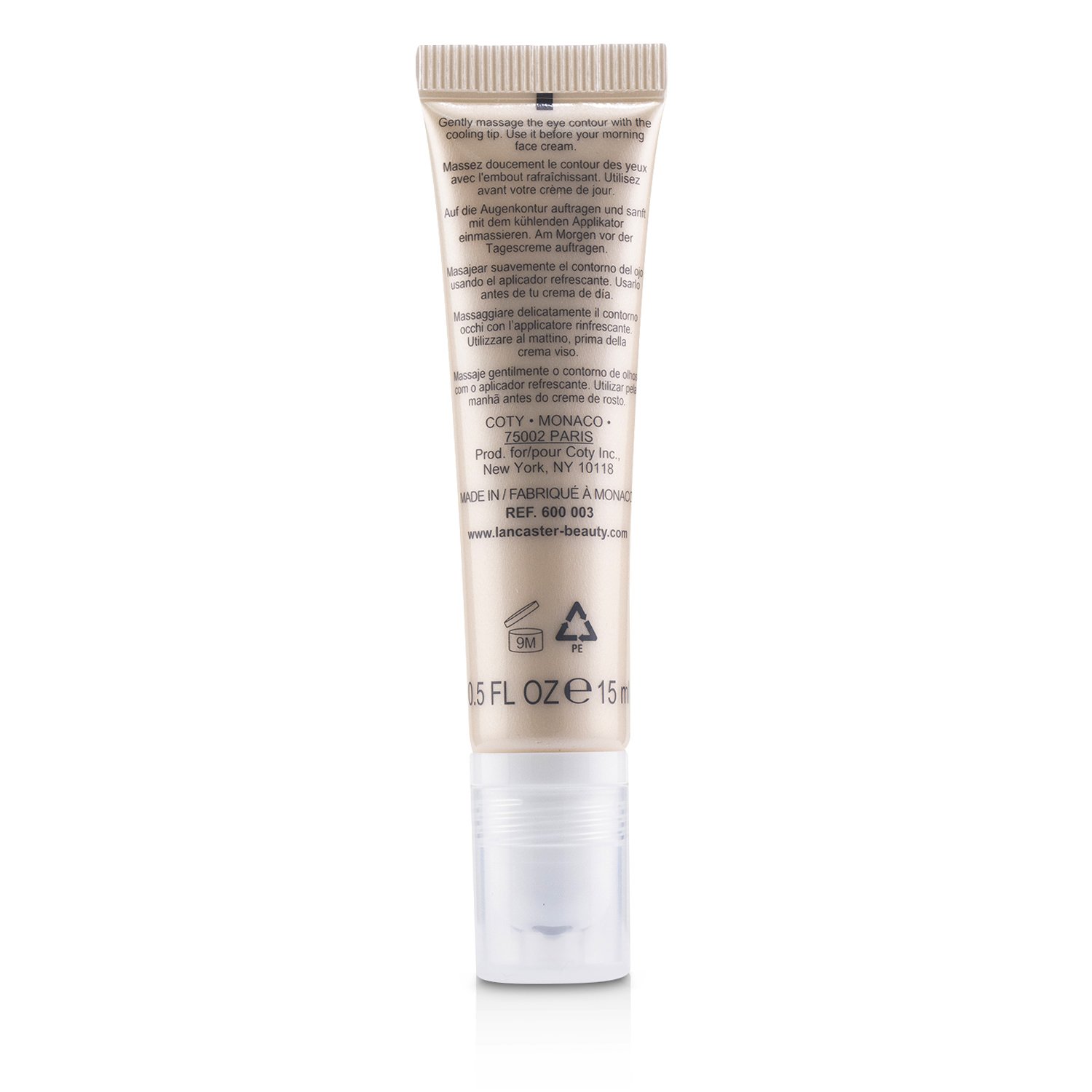 Lancaster Total Age Correction Amplified - Anti-Aging Eye Cream & Glow Amplifier SPF 15 15ml/0.5oz