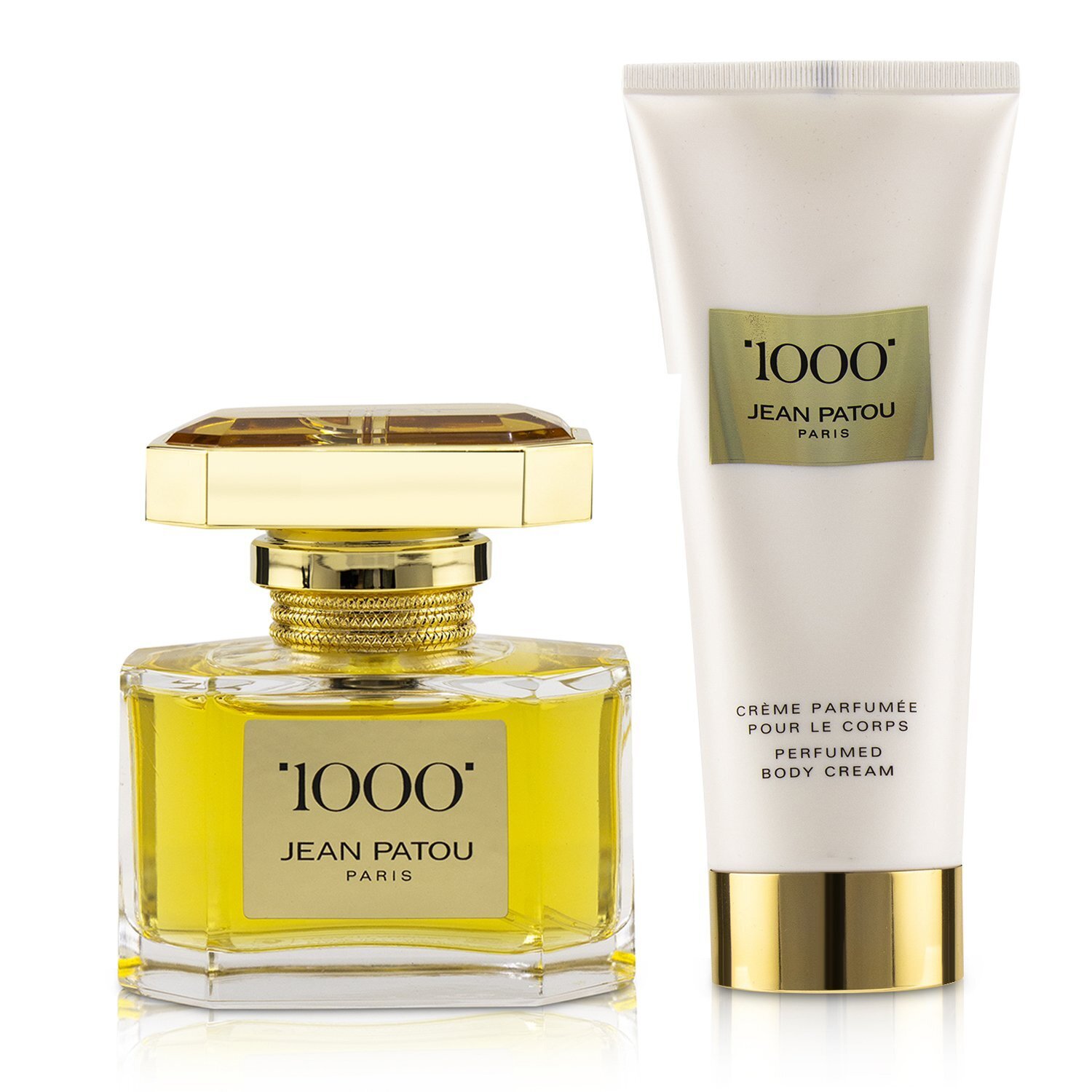 Jean Patou 1000 Coffret : Eau De Parfum Spray 75ml/2.5oz + Perfumed Body Cream 200ml/6.7oz 2pcs
