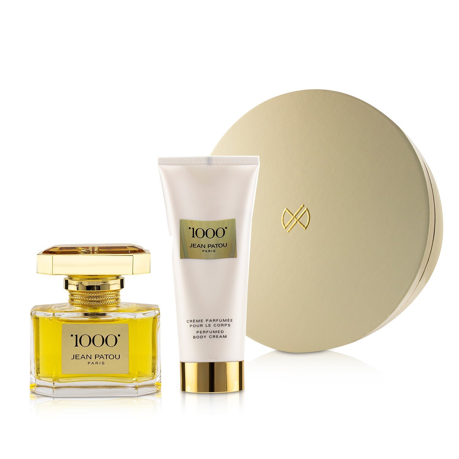 Jean Patou 1000 Coffret : Eau De Parfum Spray 75ml/2.5oz + Perfumed Body Cream 200ml/6.7oz 2pcs