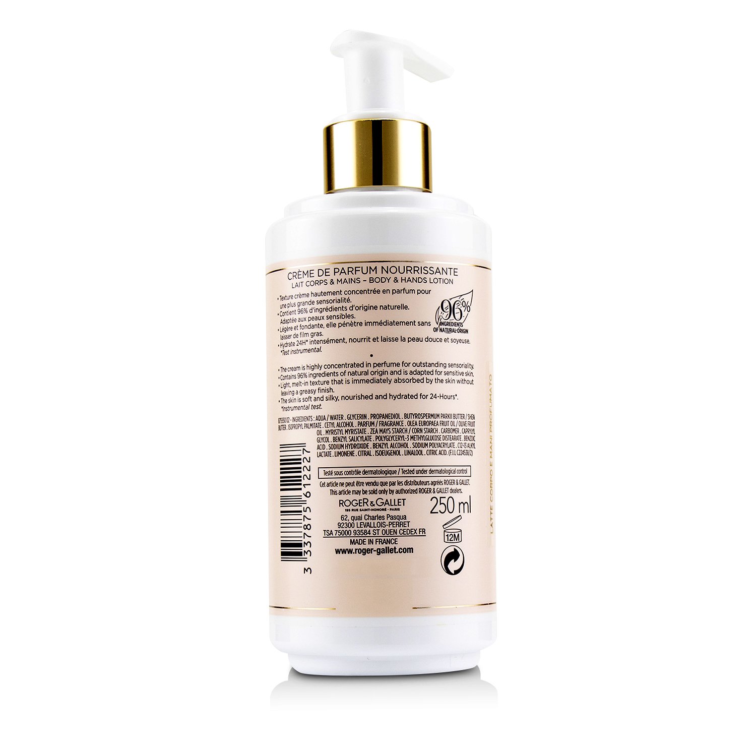 Roger & Gallet Tubereuse Hedonie Loción de Manos & Cuerpo 250ml/8.2oz
