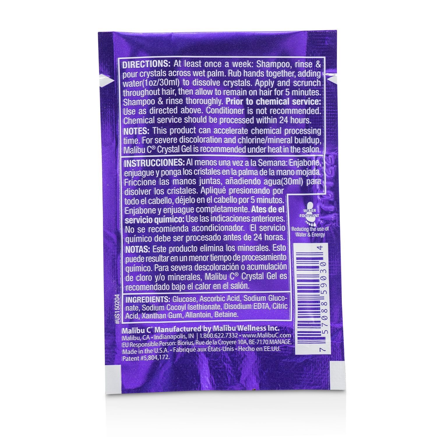 Malibu C Curl Partner Wellness Hair Remedy 12x5g/0.17oz