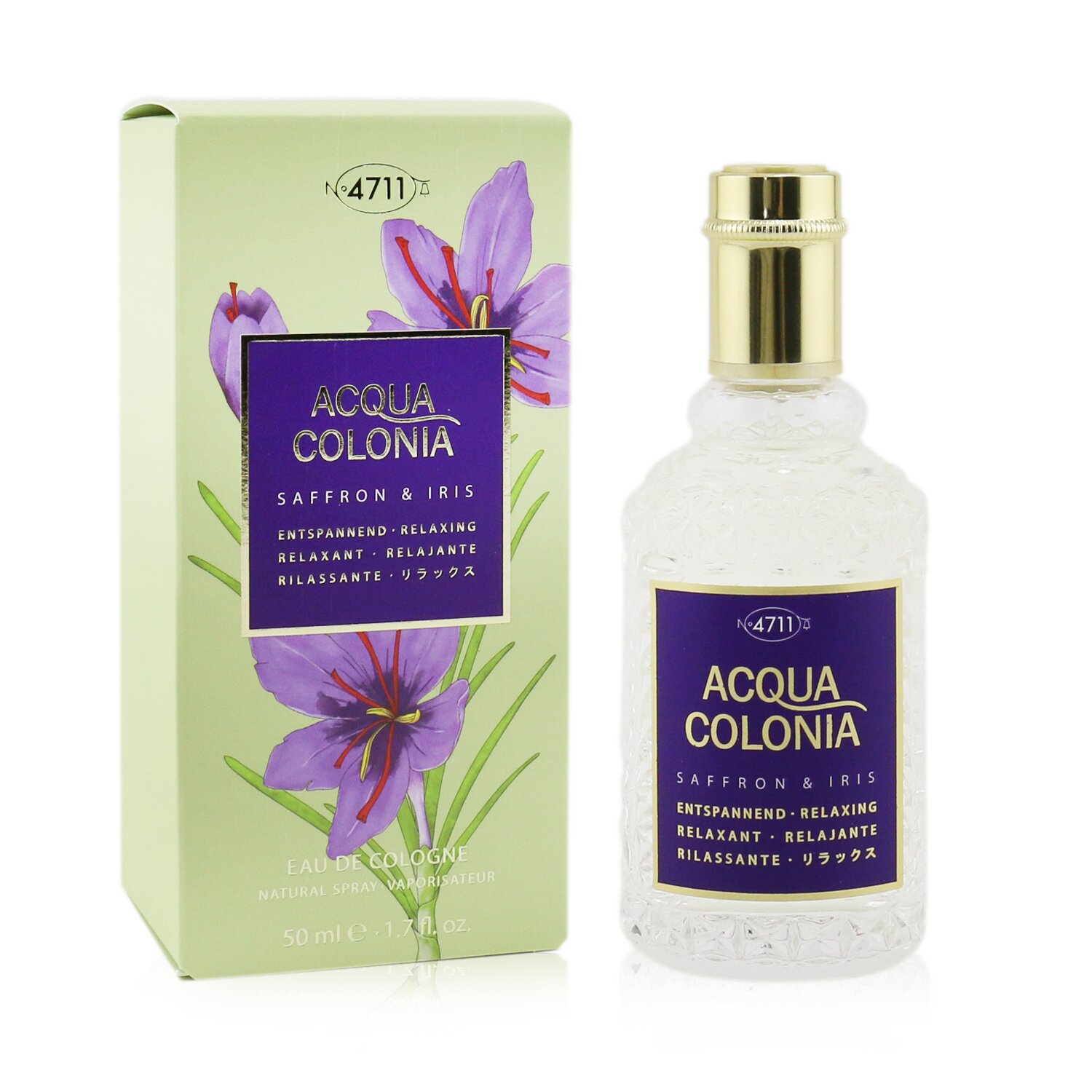 4711 Acqua Colonia Saffron & Iris Eau De Cologne Spray 50ml/1.7oz