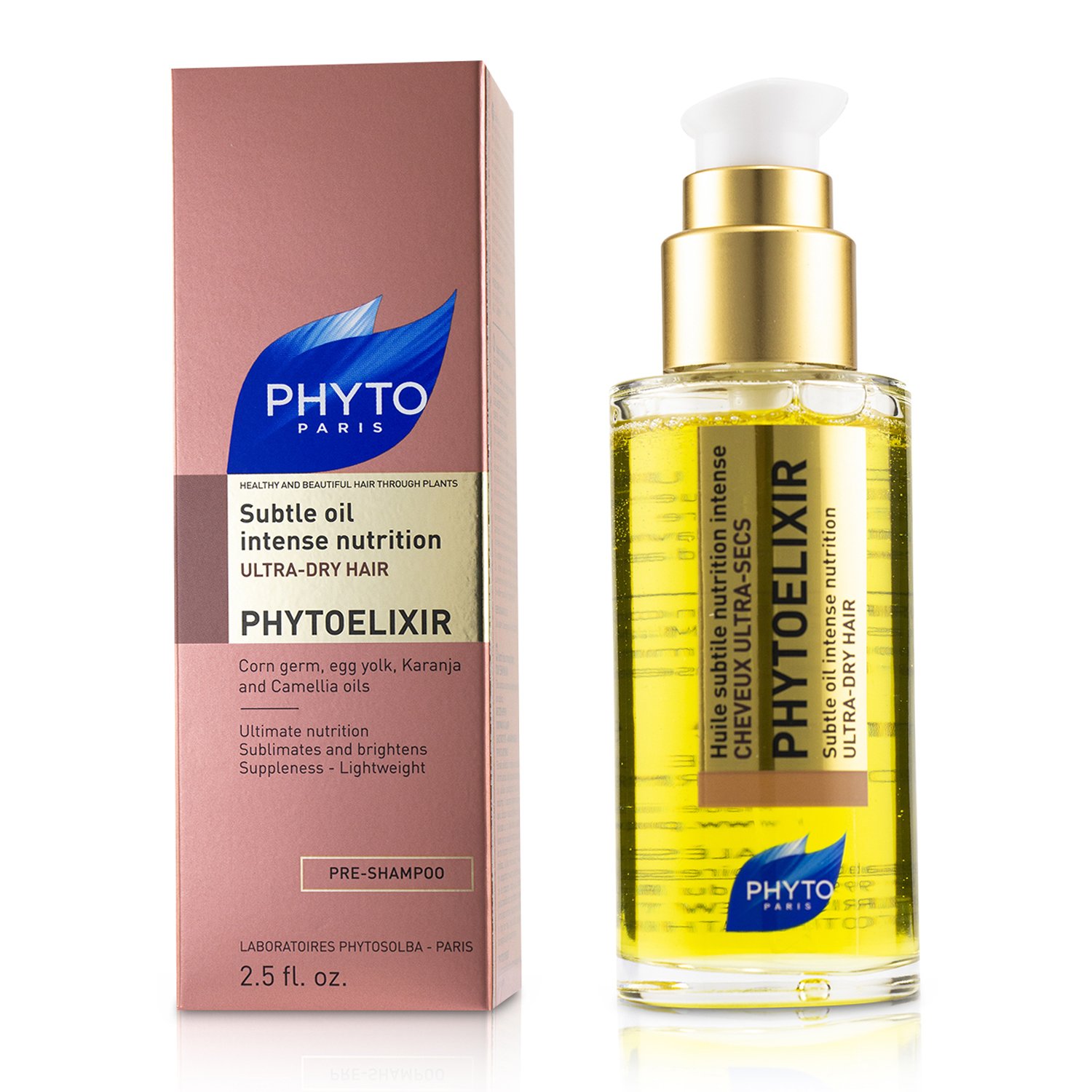 Phyto PhytoElixir Subtle Intense Nutrition Oil (Ultra-Dry Hair) 75ml/2.5oz