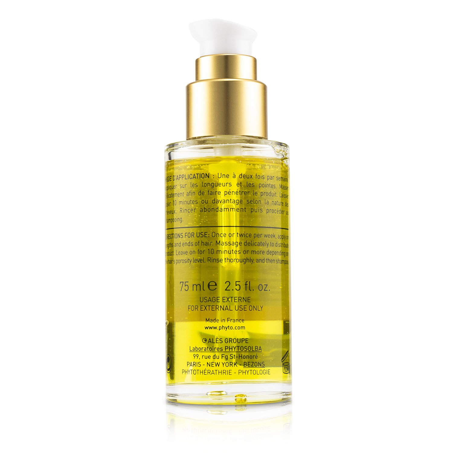 Phyto PhytoElixir Subtle Intense Nutrition Oil (Ultra-Dry Hair) 75ml/2.5oz