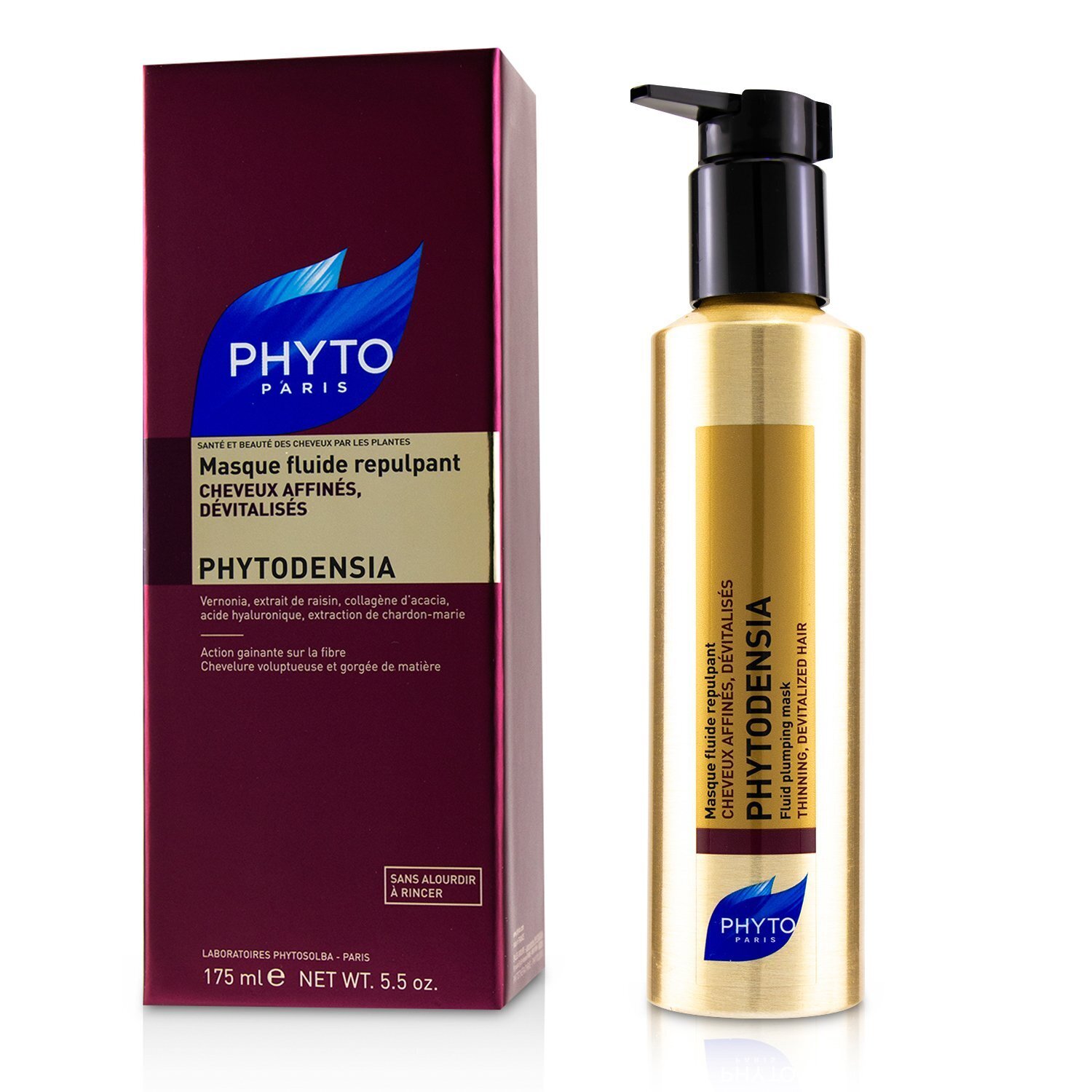 Phyto PhytoDensia Mascarilla Llenadora de Fluido (Cabello Adelgazante, Desvitalized) 175ml/5.5oz