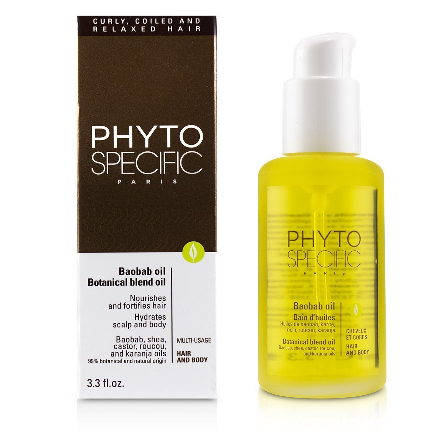 Phyto Phyto Specific Baobab Aceite (Cabello y Cuerpo) 100ml/3.3oz