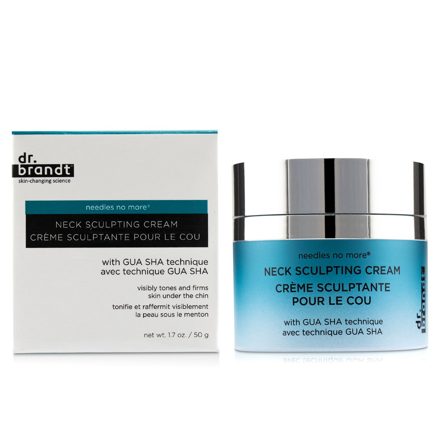 Dr. Brandt Needles No More Neck Sculpting Cream (with Gua Sha Tool) 50g/1.7oz