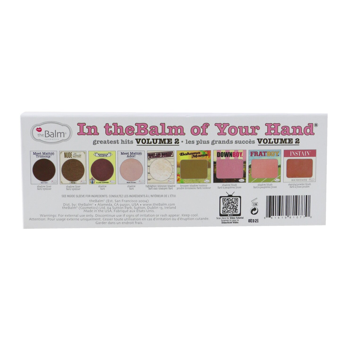 TheBalm In TheBalm Of Your Hand Palette Volume 2 19.77g/0.697oz