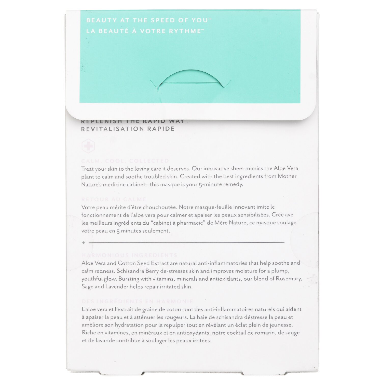 Patchology FlashMasque 5 Minute Sheet Mask - Soothe 4x21ml/0.74oz