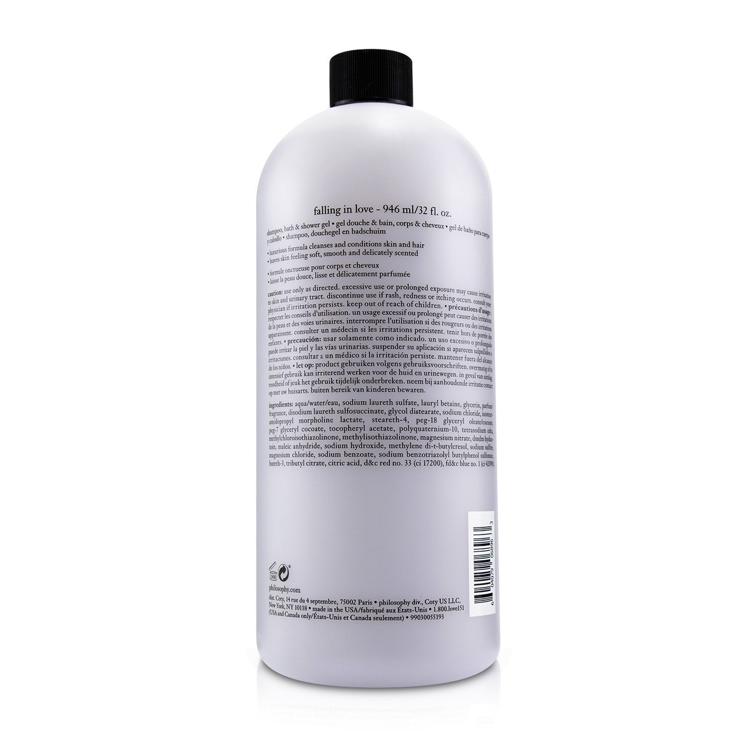 Philosophy Falling In Love Shampoo, Bath & Shower Gel 946ml/32oz