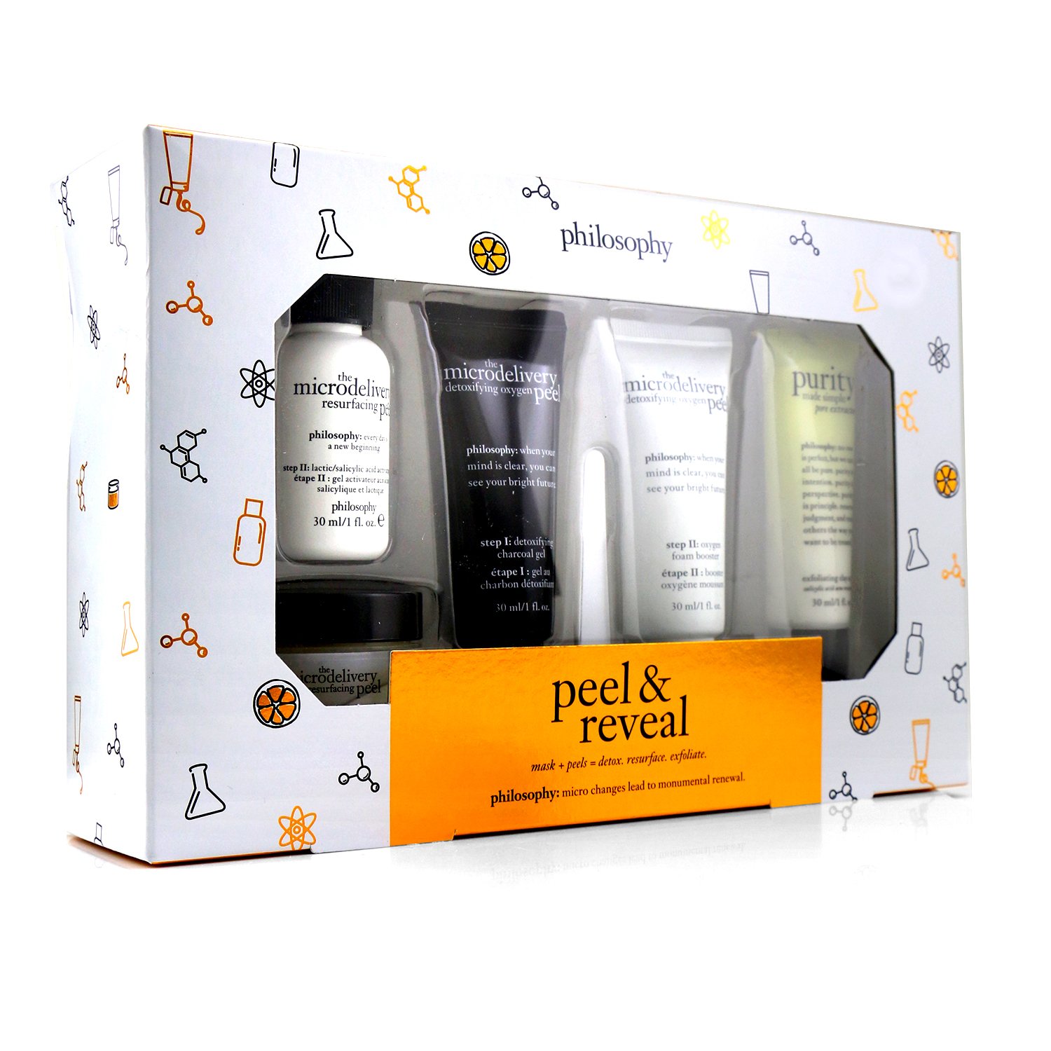 Philosophy Philosophy Peel & Reveal Набор (Коробка Слегка Повреждена) 5pcs