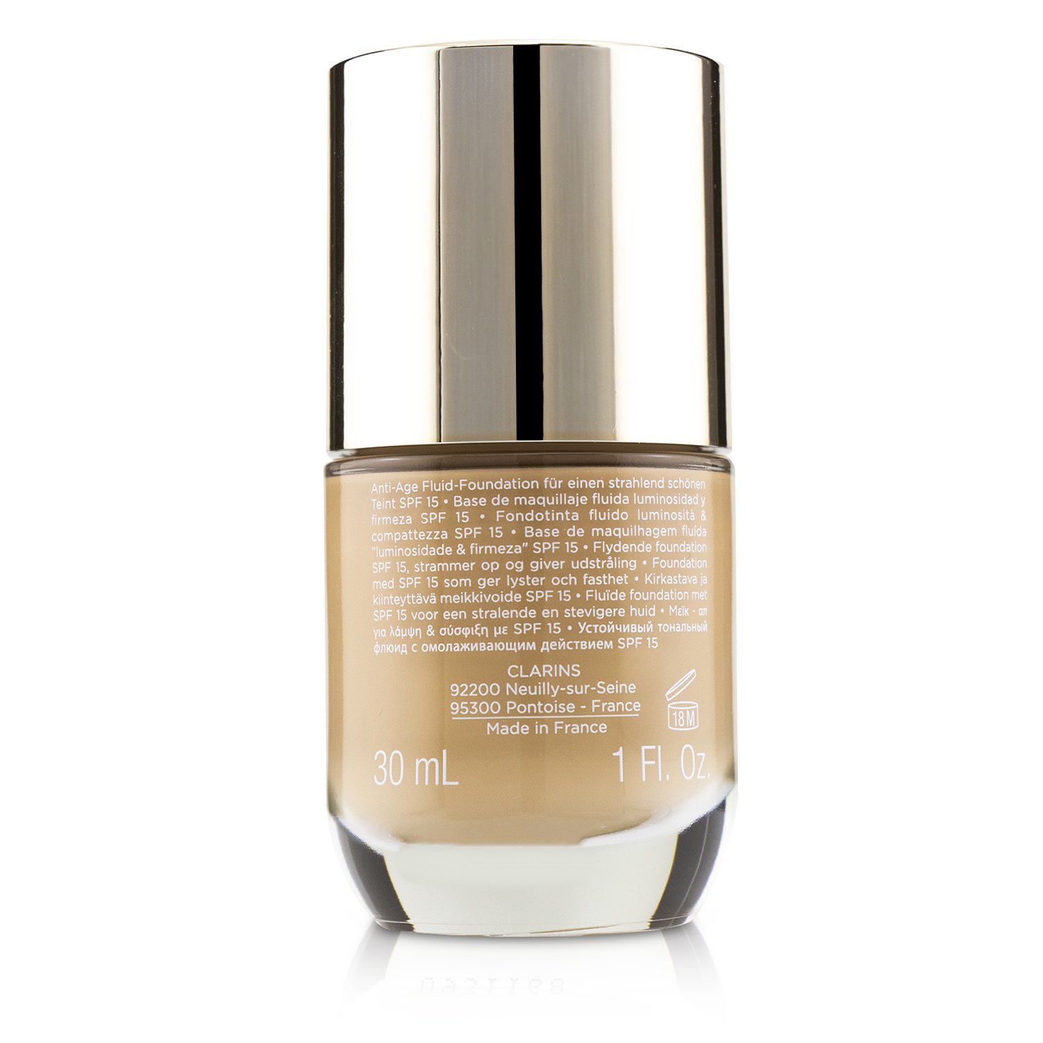 Clarins Everlasting Youth Fluid Illuminating & Firming Foundation SPF 15 30ml/1oz