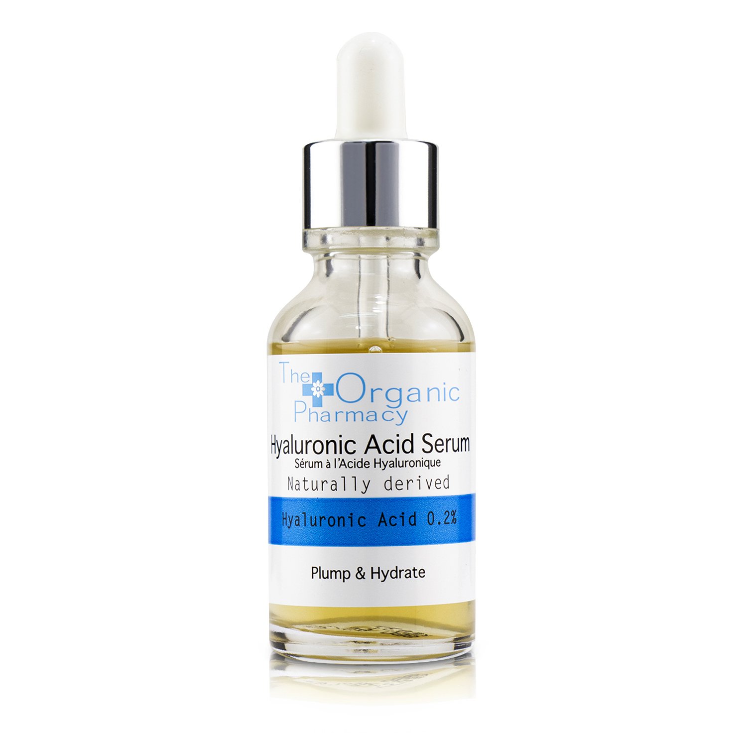 The Organic Pharmacy Hyaluronic Acid Serum - Fine Lines & Wrinkles, Plump & Hydrate, Boost Firmness & Elasticity 30ml/1oz