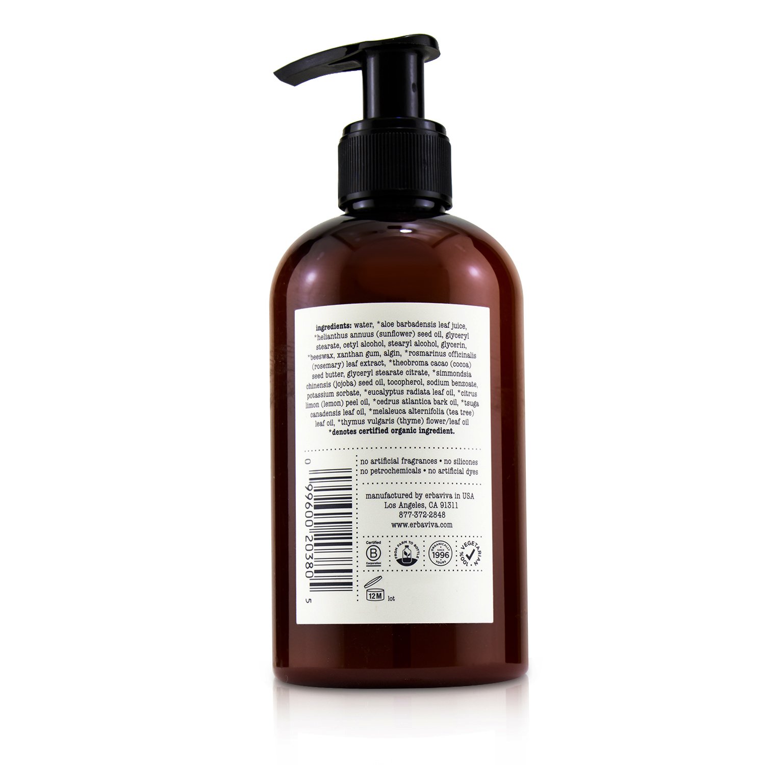 Erbaviva Breathe Body Lotion 235ml/8oz