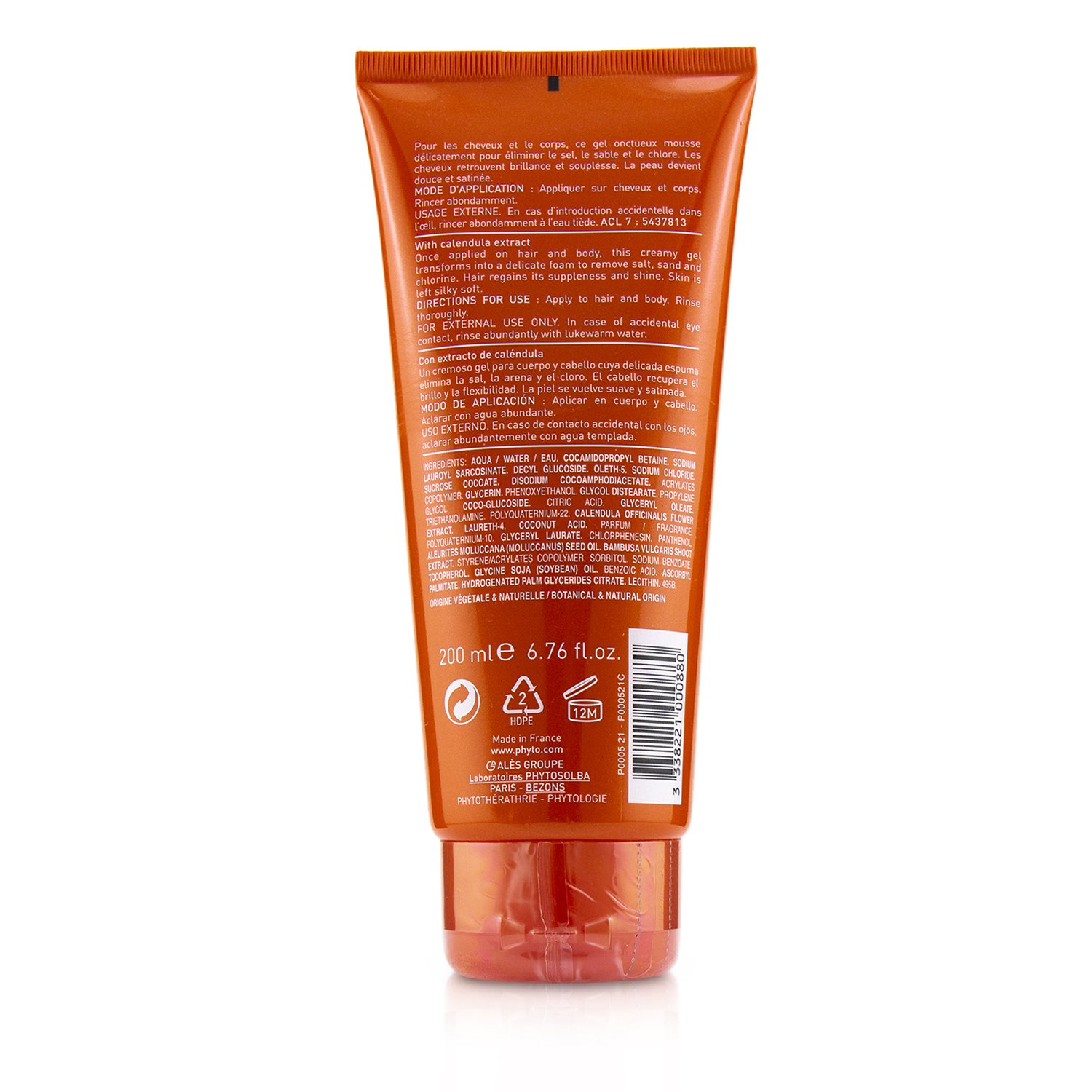 Phyto PhytoPlage Champú Rehidratante 200ml/6.76oz