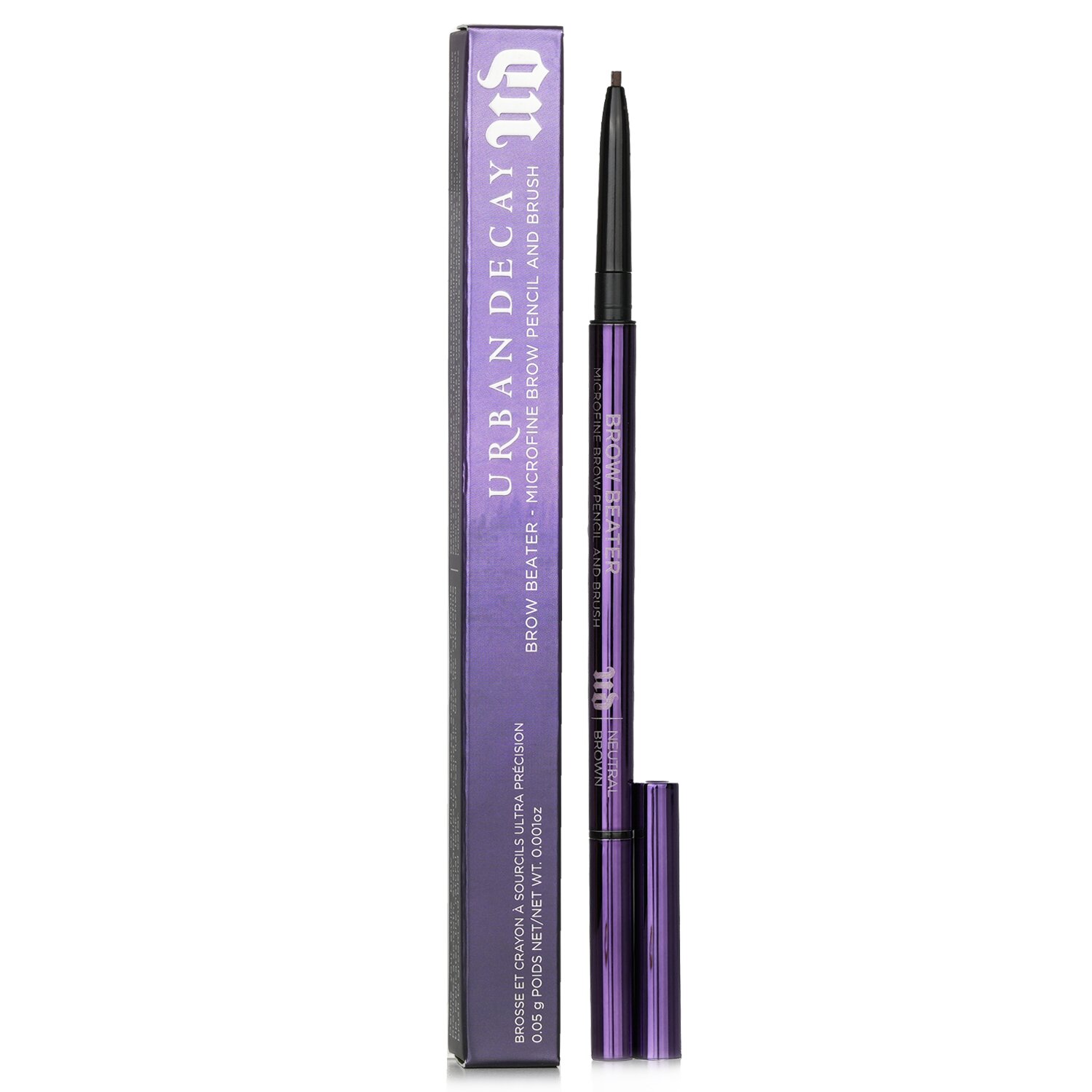 Urban Decay Brow Beater Microfine Brow Pencil And Brush 0.05g/0.001oz