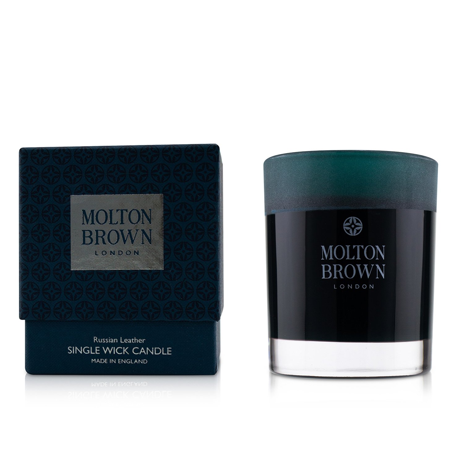 Molton Brown Single Wick Candle - Russian Leather 180g/6.3oz