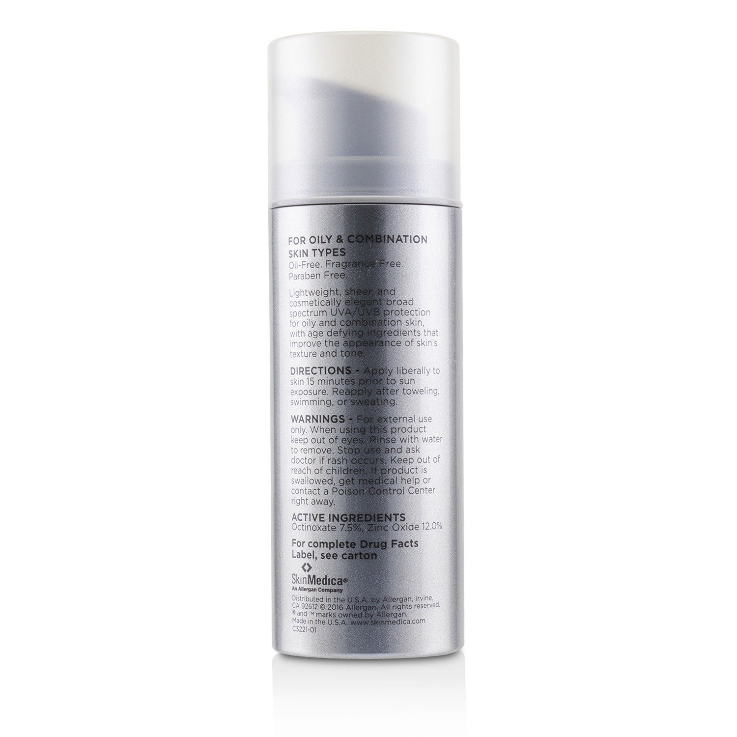 Skin Medica Essential Defense Everyday Clear Broad Spectrum SPF 47 (Exp. Date 03/2020) 52.5g/1.85oz