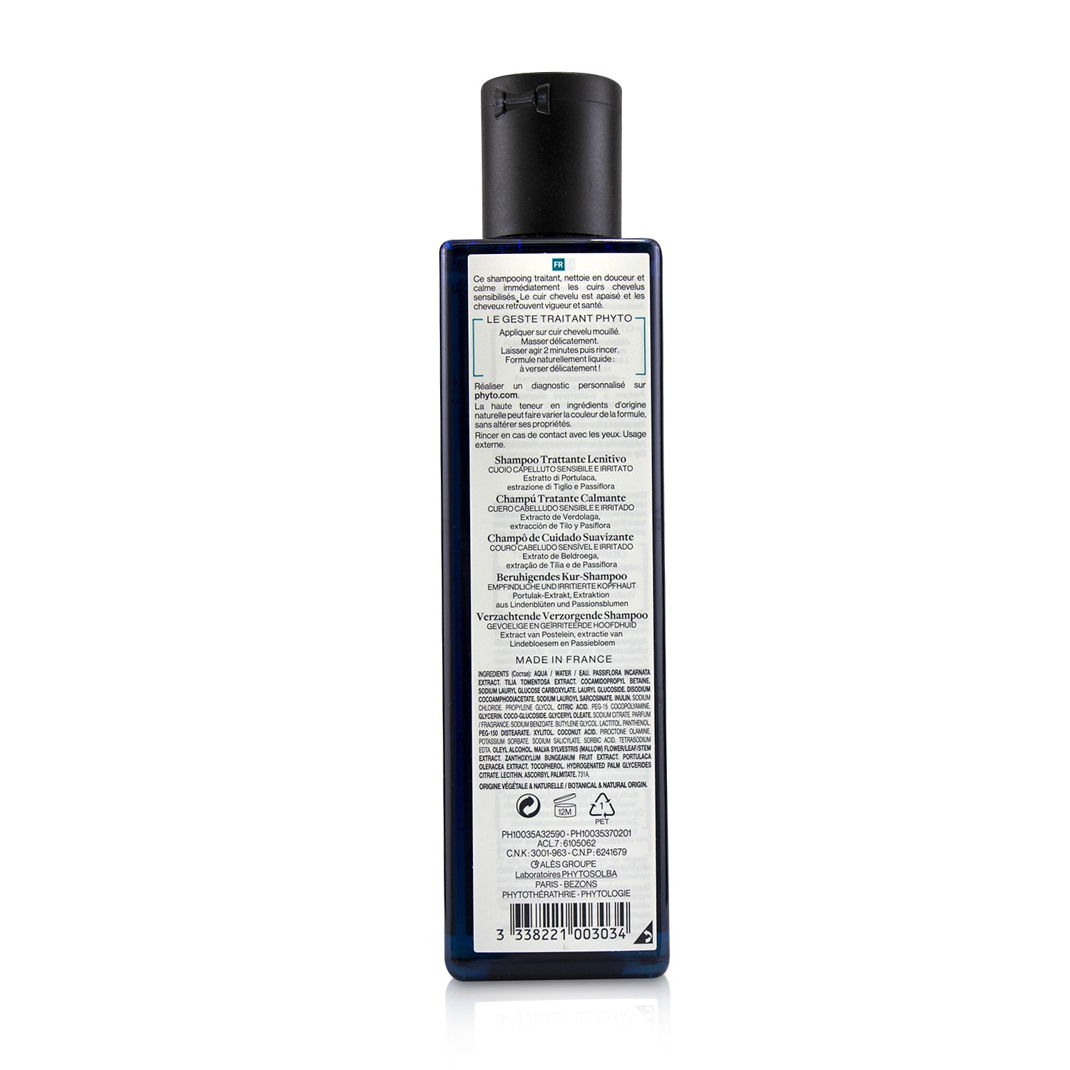 Phyto PhytoApaisant Tratamiento Champú Calmante (Cuero Cabelludo Sensible e Irritado) 250ml/8.45oz