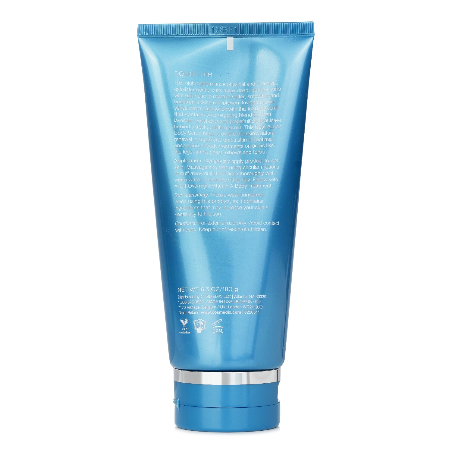 CosMedix Polish Dual-Action Body Scrub 180g/6.3oz