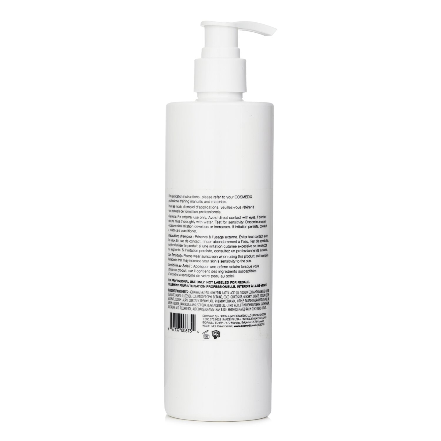 CosMedix Elite Rx Clean esfoliante de limpeza (tamanho do salão) 360ml/12oz