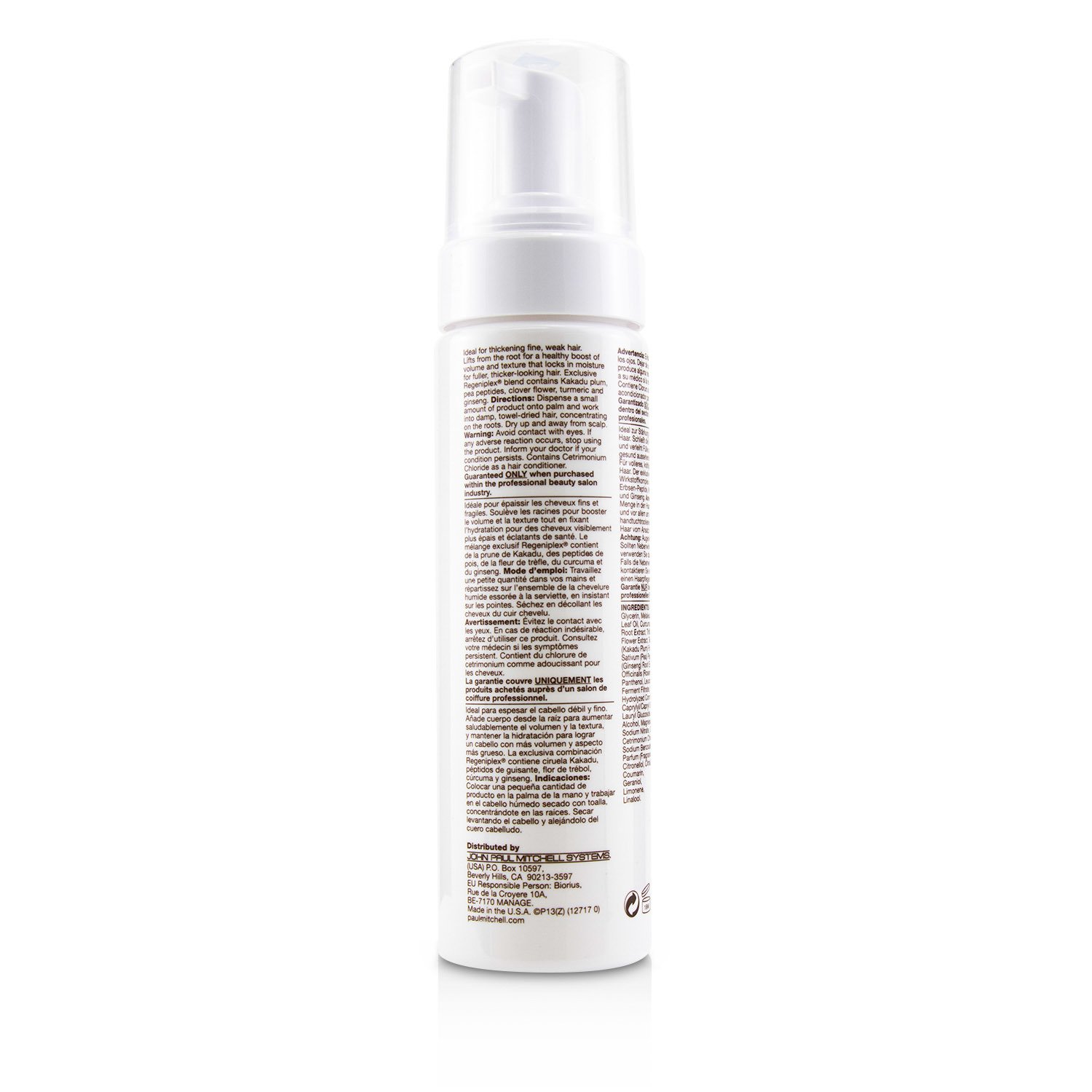 Paul Mitchell Scalp Care Anti-Thinning Root Lift Foam (For Volume and Texture) 200ml/6.8oz