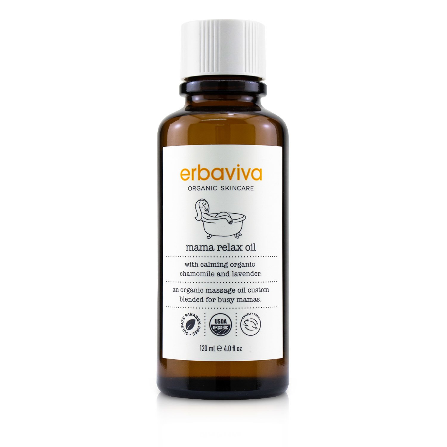 Erbaviva Mama Relax Oil 120ml/4oz