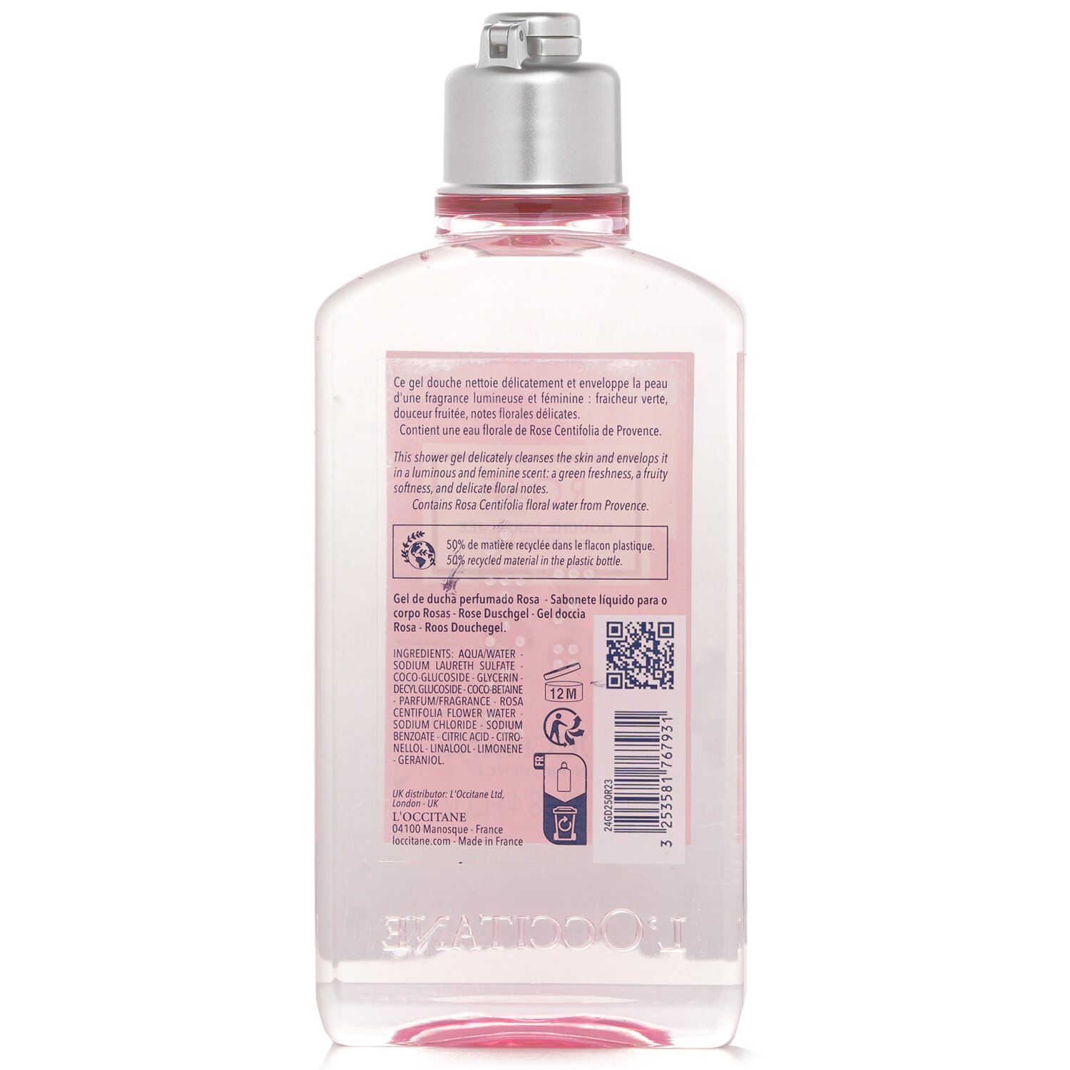 L'Occitane Rose Shower Gel 250ml/8.4oz