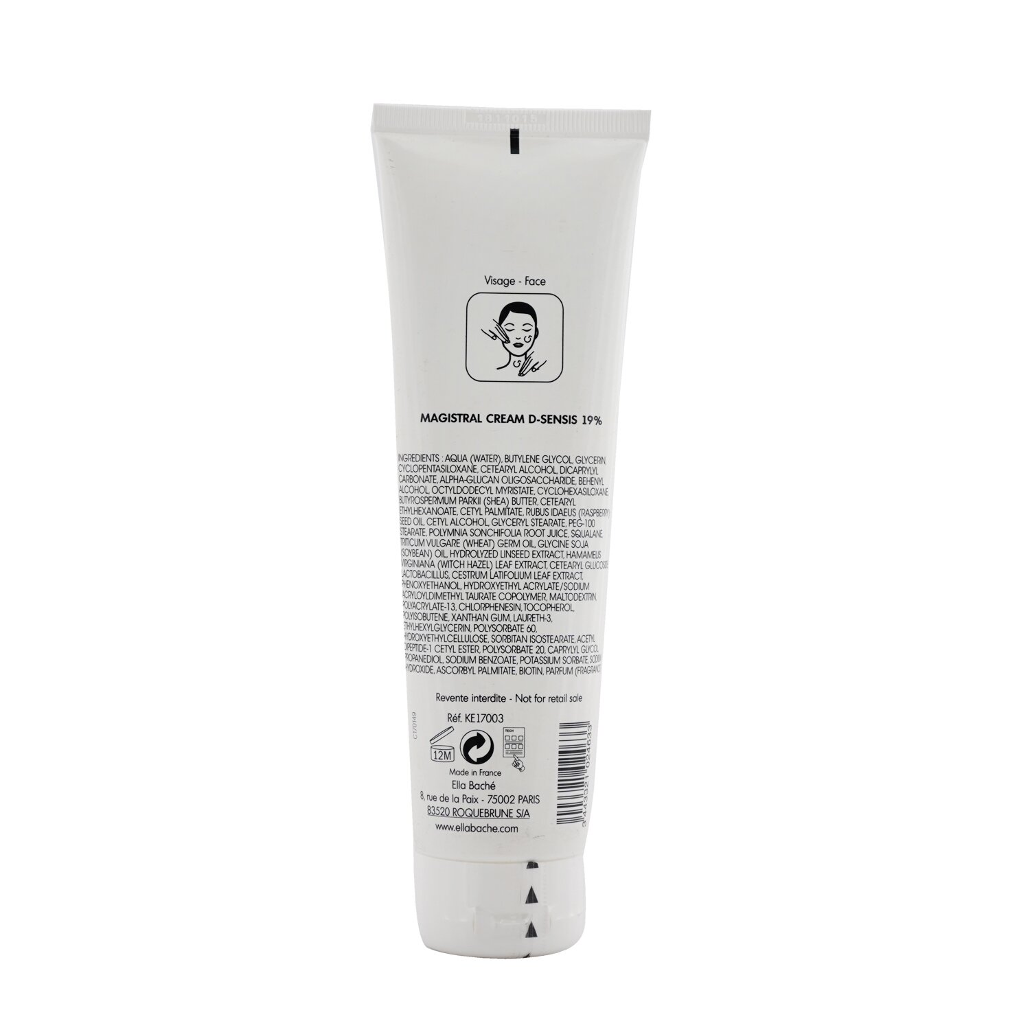 Ella Bache Nutridermologie Lab Creme Magistrale D-Sensis 19% Rescue Cream For Reactive Skin (Salon Size) 150ml/5.07oz