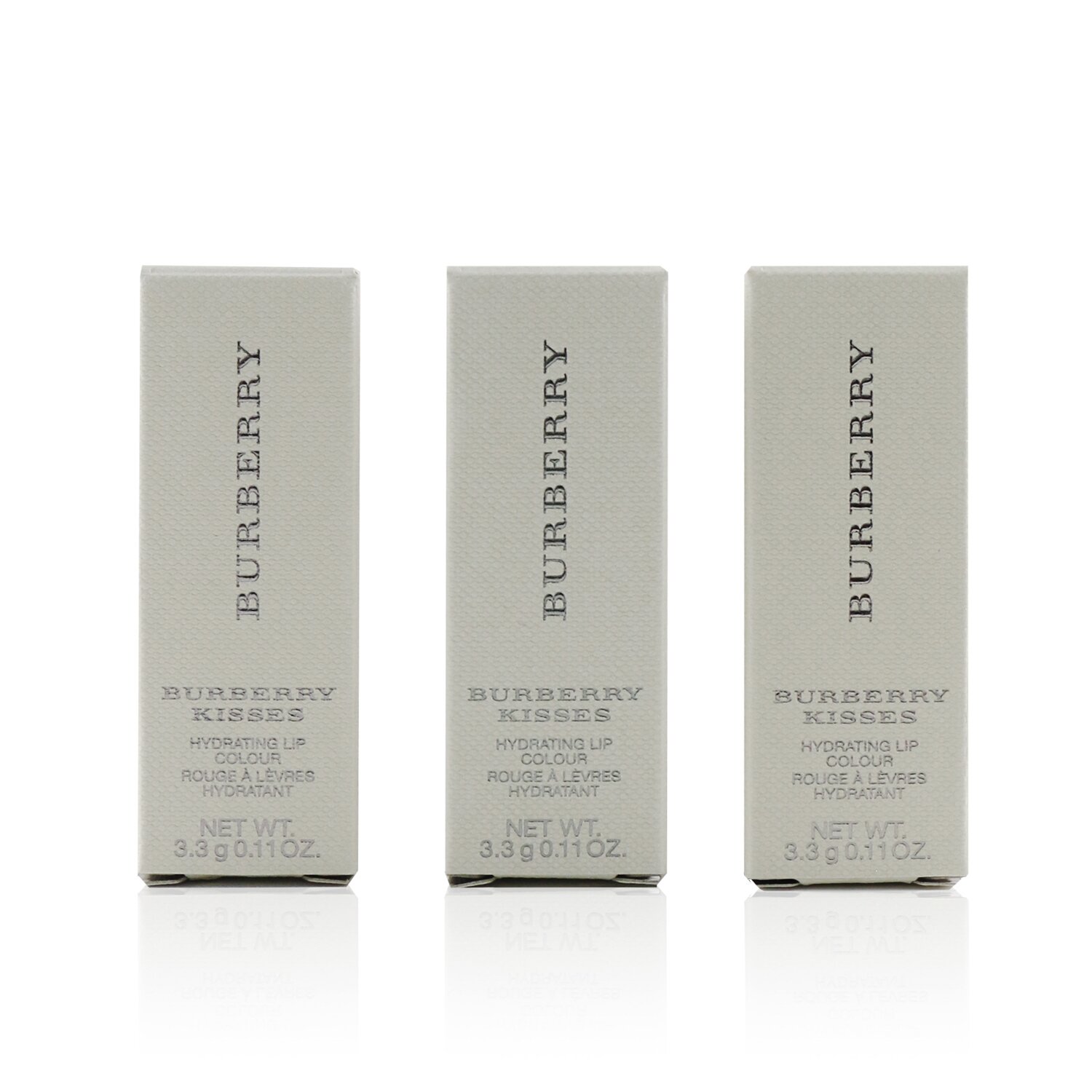 Burberry Burberry Kisses Hydrating Lip Colour Trio Set (No.73 Bright Coral, No.93 Russet, No.109 Military Red) 3pcs