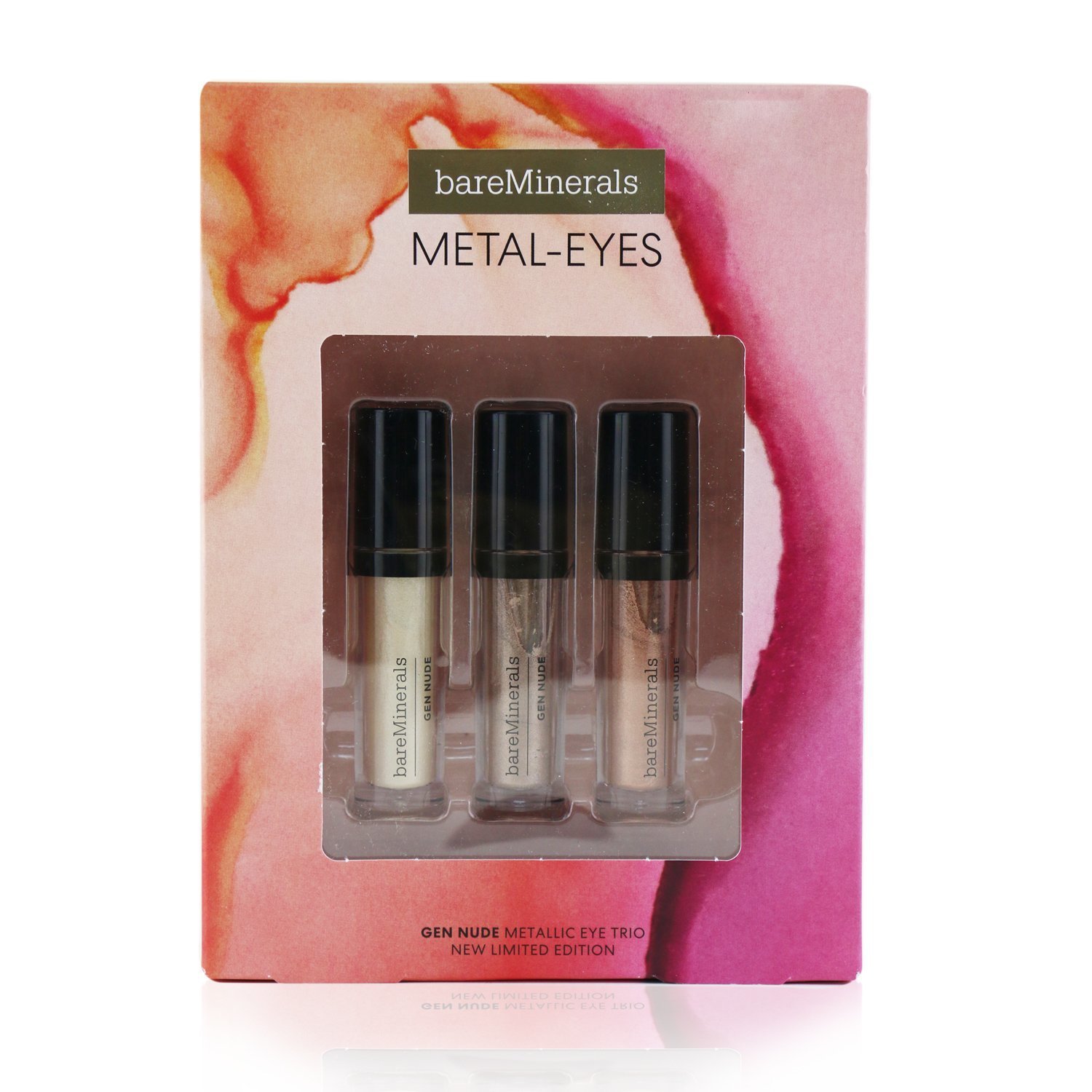 BareMinerals Metal Eyes Gen Nude Metallic Liquid Eyeshadow Trio 3pcs
