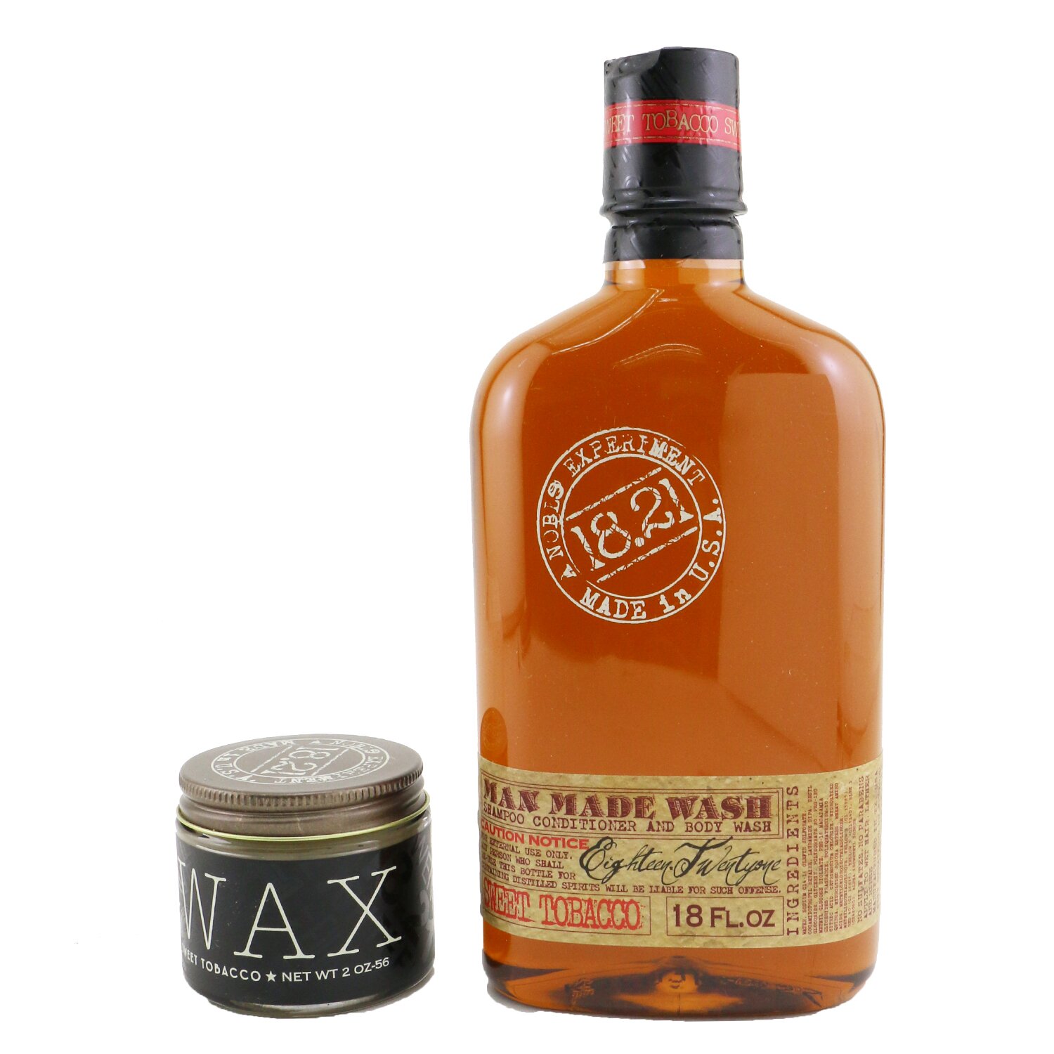18.21 Man Made Men Made Wash & Wax Set 2pcs