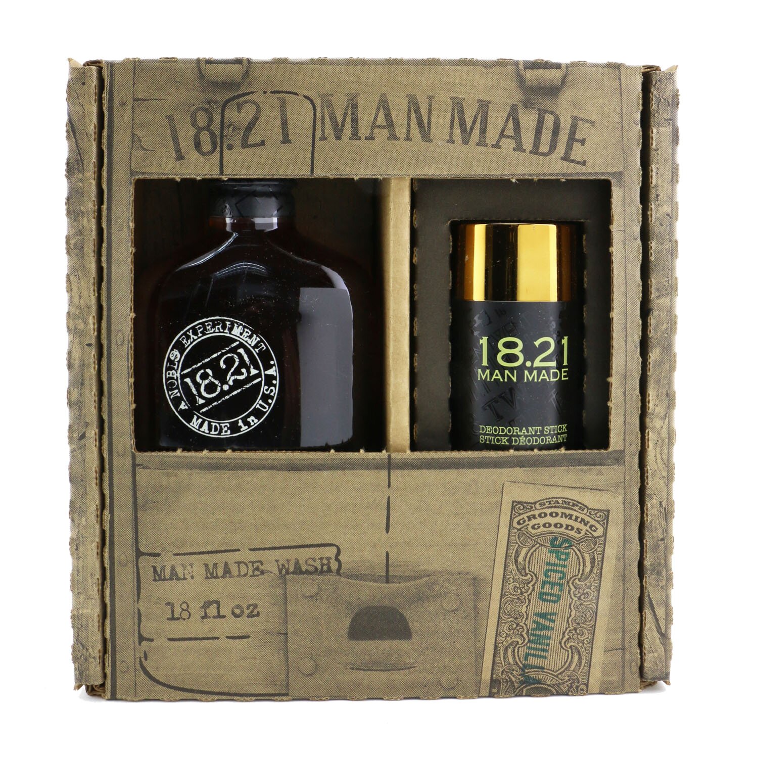 18.21 Man Made Man Made Wash & Deodorant Set 2pcs