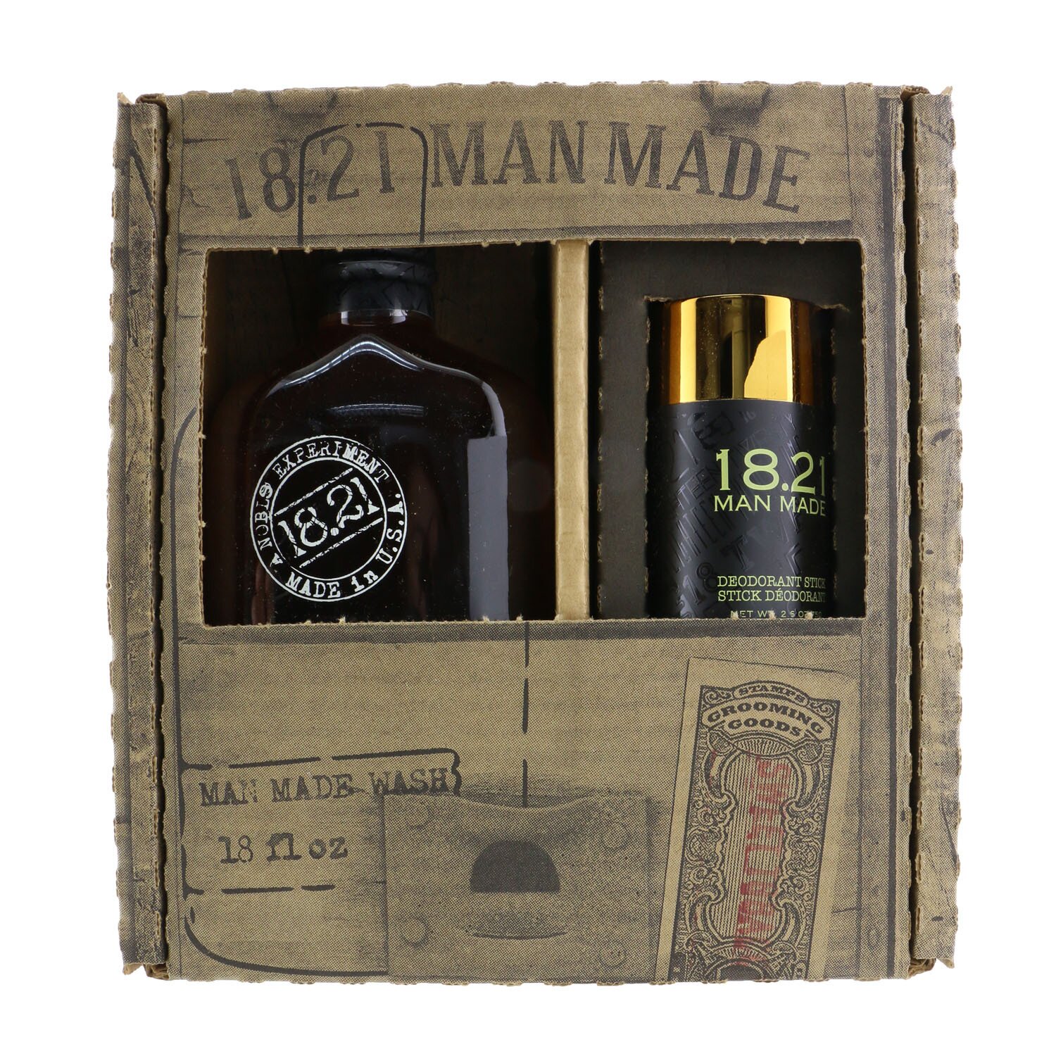 18.21 Man Made Man Made Wash & Deodorant Set 2pcs