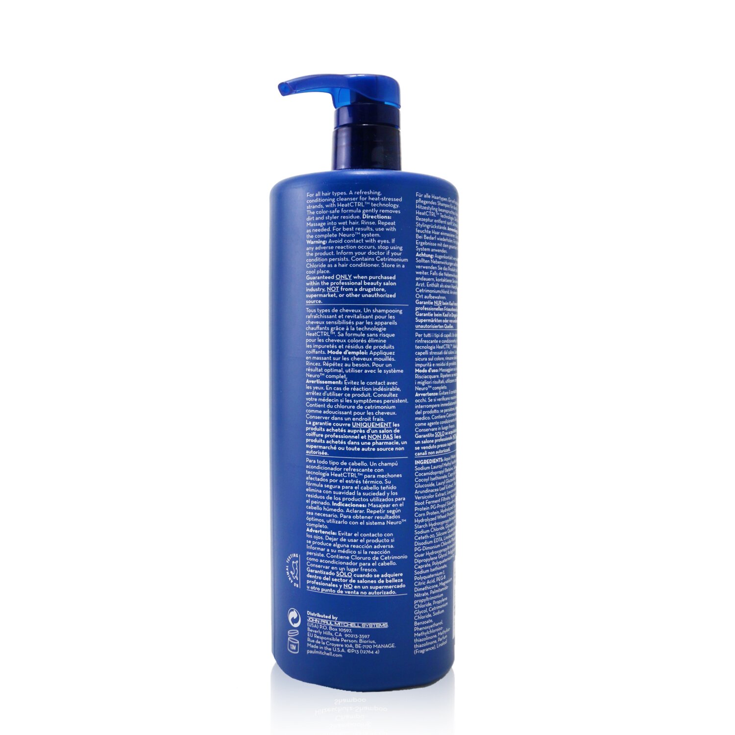 Paul Mitchell Neuro Care Lather HeatCTRL Shampoo 1000ml/33.8oz