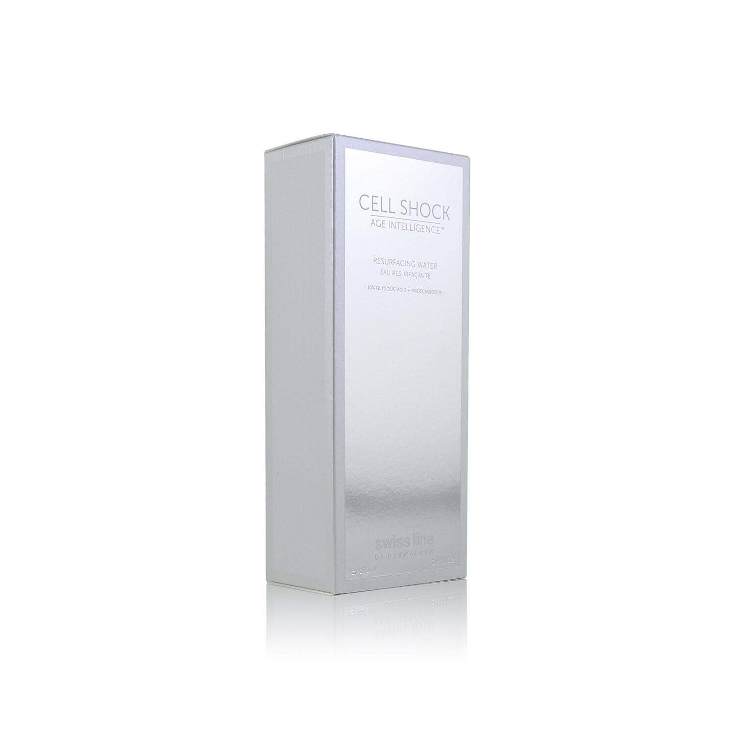 Swissline Cell Shock Age Intelligence Resurfacing Water - 10% Glycolic Acid + Madecassoside 100ml/3.4oz