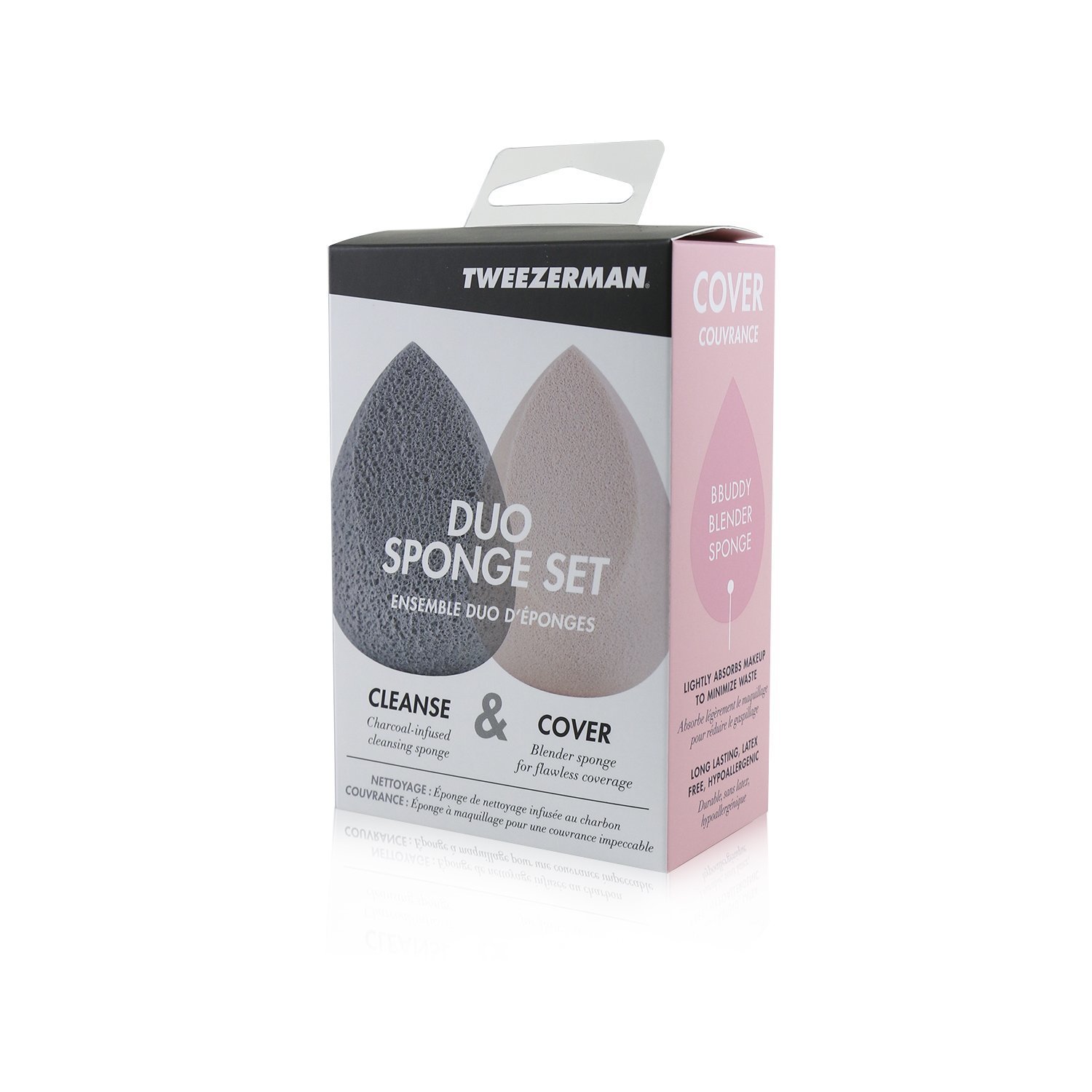 Tweezerman Set de Esponja Dúo (Bbuddy Espuma Limpiadora & Bbuddy Espuma Mezcladora 2pcs