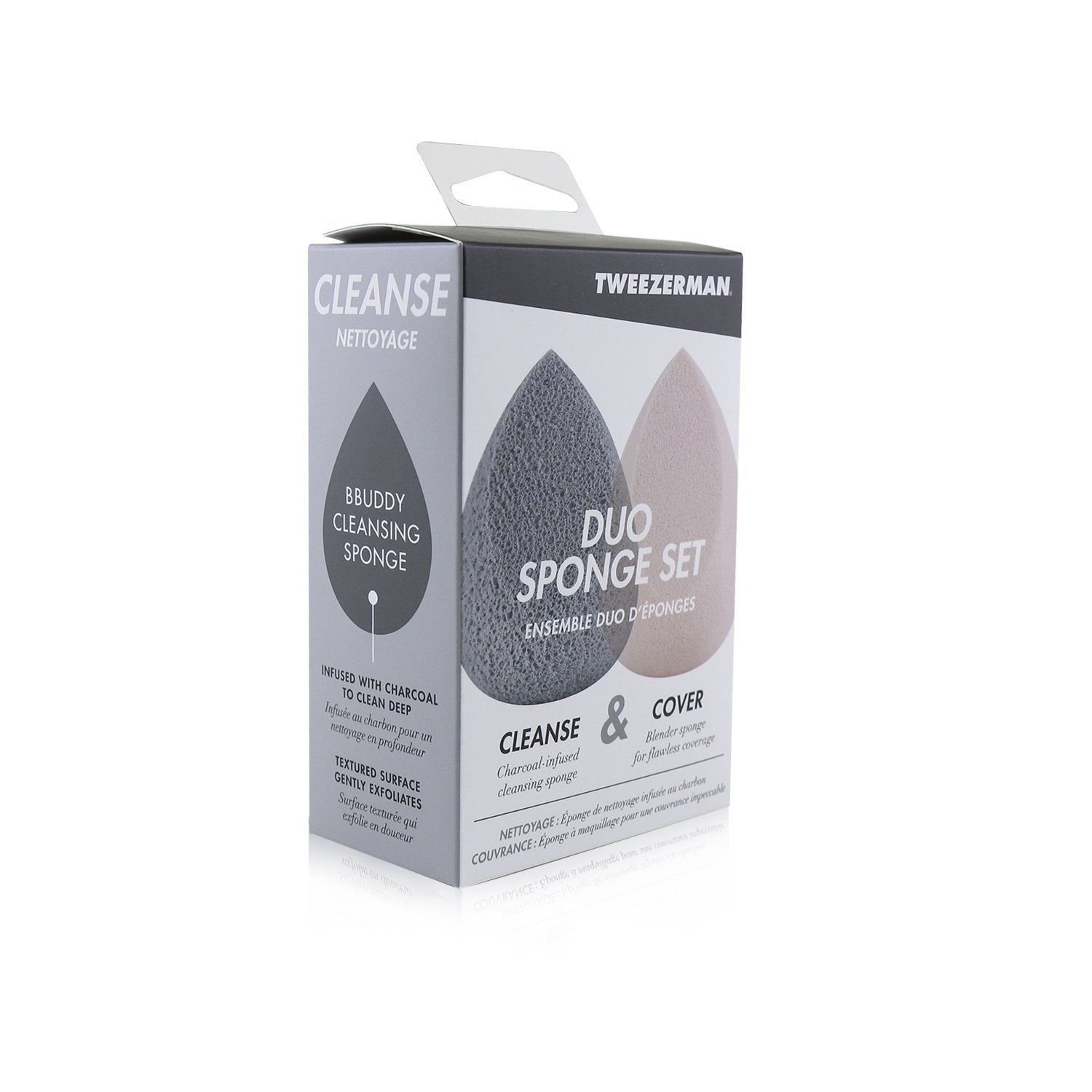 Tweezerman Set de Esponja Dúo (Bbuddy Espuma Limpiadora & Bbuddy Espuma Mezcladora 2pcs