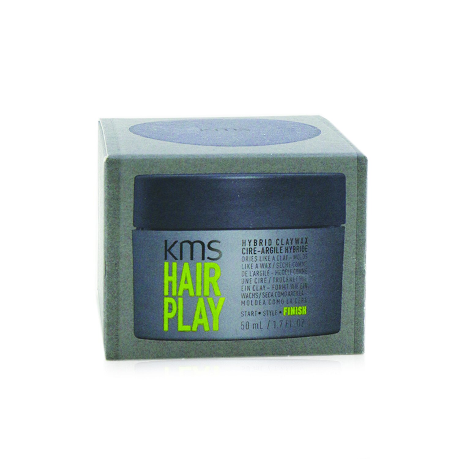 KMS California Hair Play Hybrid Claywax (Dries Like A Clay - Molds Like A Wax) 50ml/1.7oz