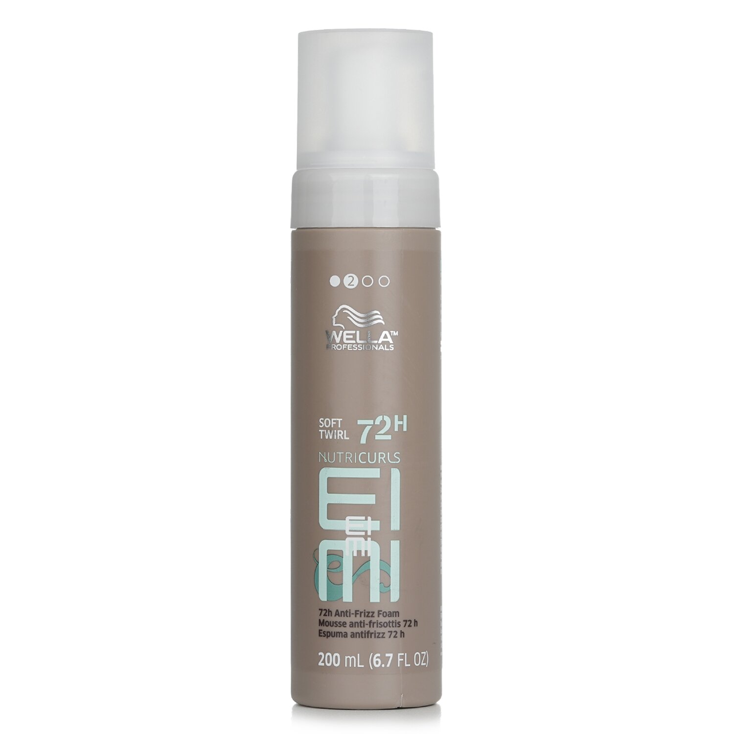 Wella EIMI NutriCurls Soft Twirl 72H Espuma Anti-Frizz (Nivel de Agarre 2) 200ml/6.7oz