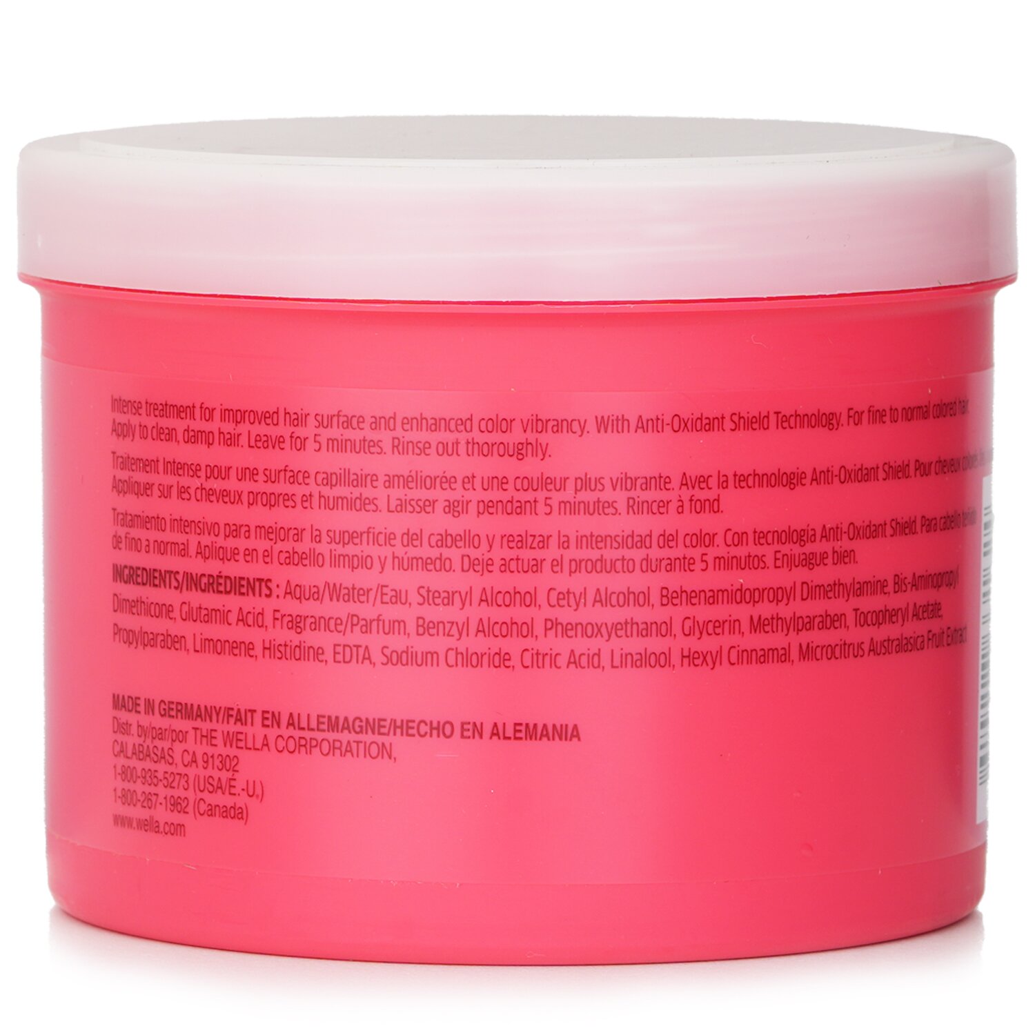Wella Invigo Brilliance Vibrant Color Mask 500ml/16.9oz