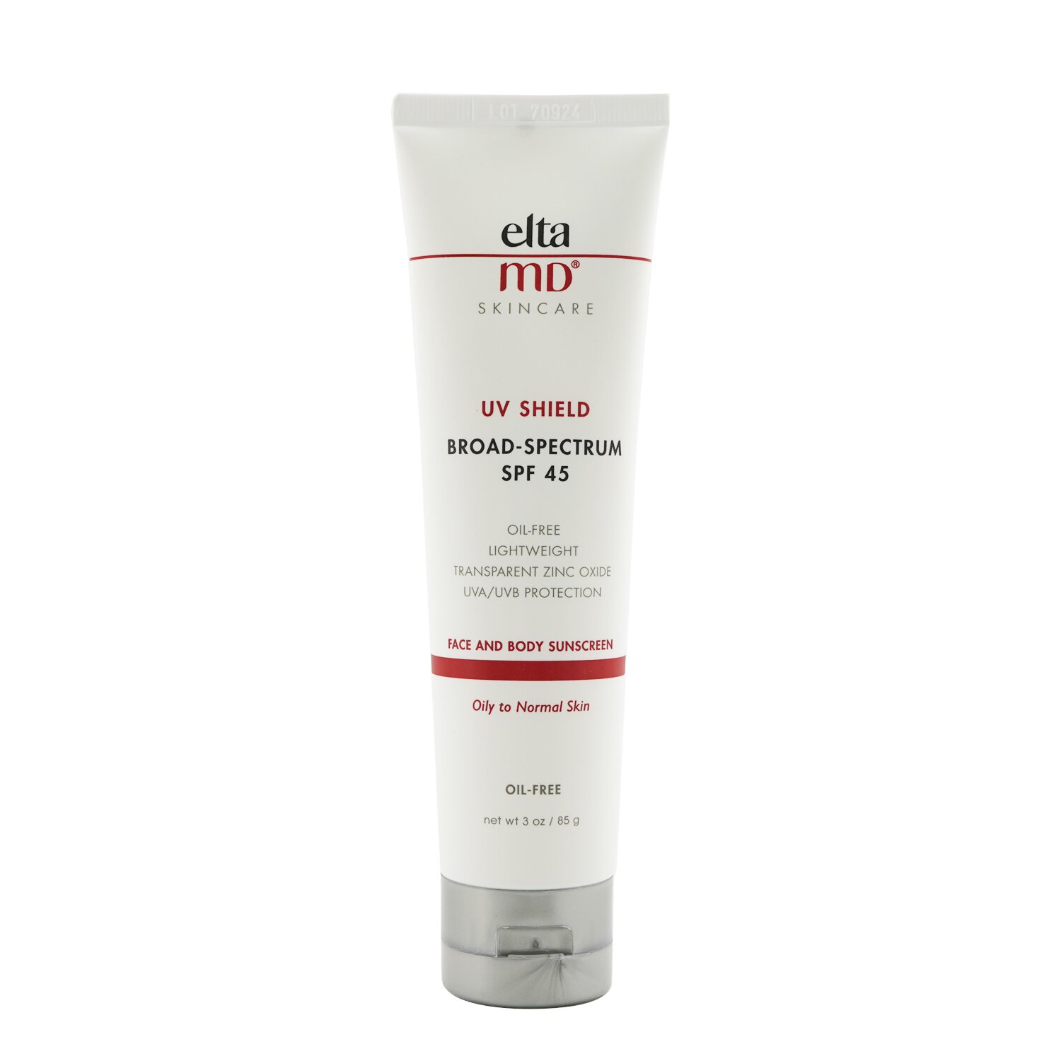 EltaMD UV Shield Face & Body Sunscreen SPF 45 - For Oily To Normal Skin (Box Slightly Damaged) 85g/3oz