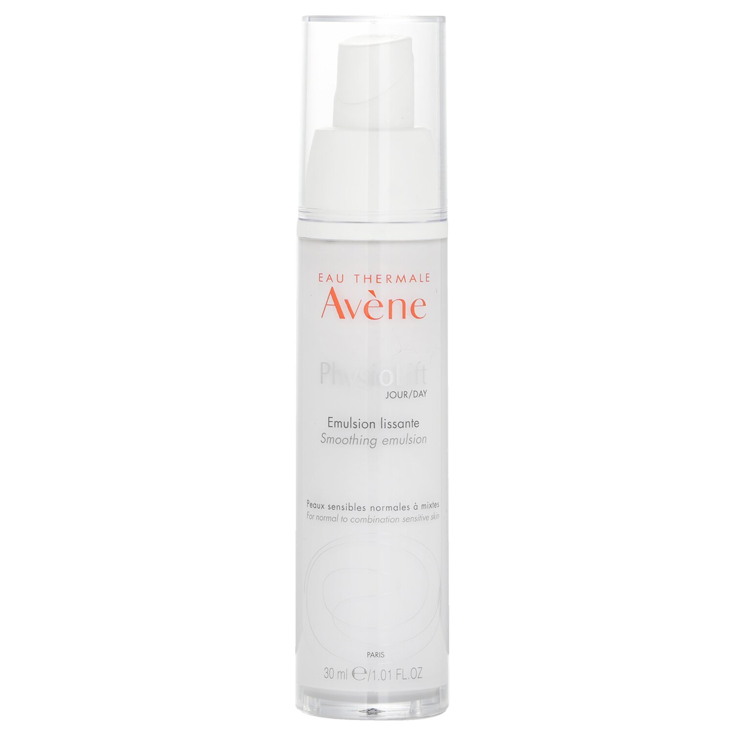 Avene PhysioLift DAY Smoothing Emulsion - For Normal to Combination Sensitive Skin 30ml/1oz