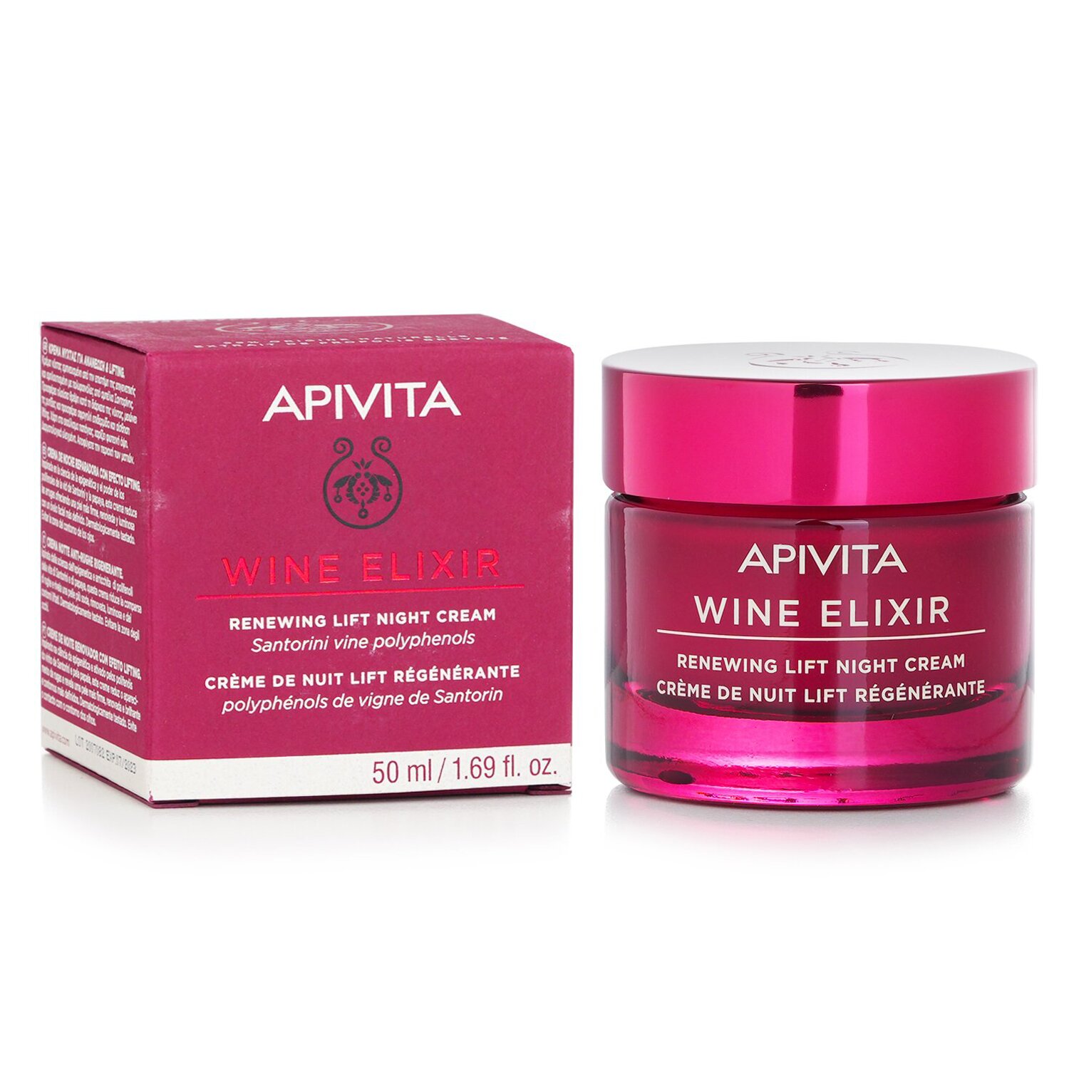 Apivita Wine Elixir Renewing Lift Crema de Noche 50ml/1.74oz