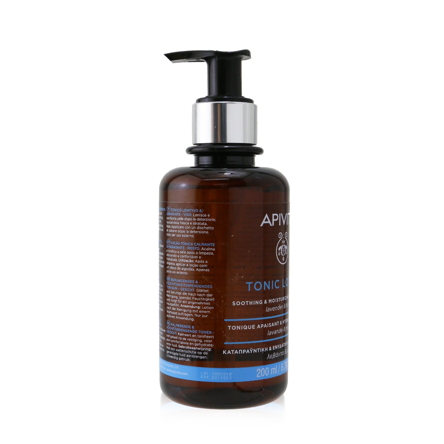 Apivita Tonic Lotion Soothing & Moisturizing Face Toner with Lavender & Honey 200ml/6.76oz